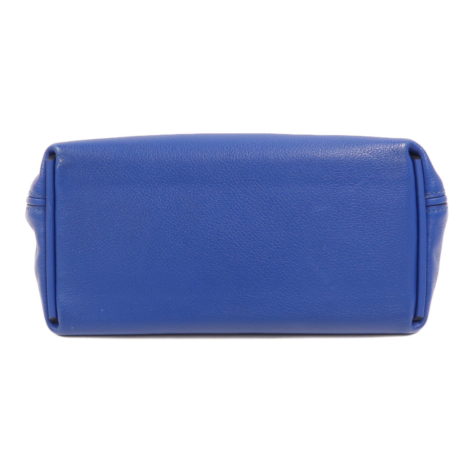 HERMES Evercolor皮革24/24 Mini手挽肩背兩用袋Bleu France