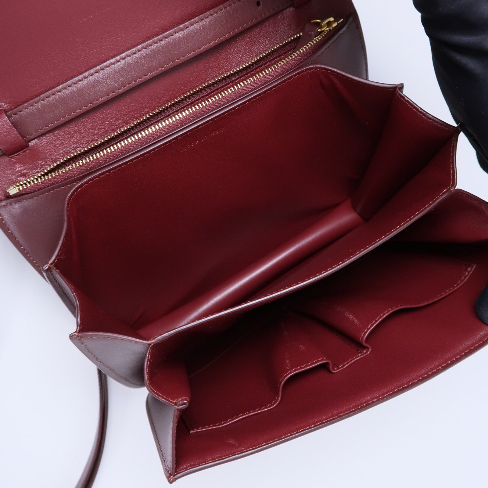 CELINE 牛皮皮革Classic Box Medium肩背袋