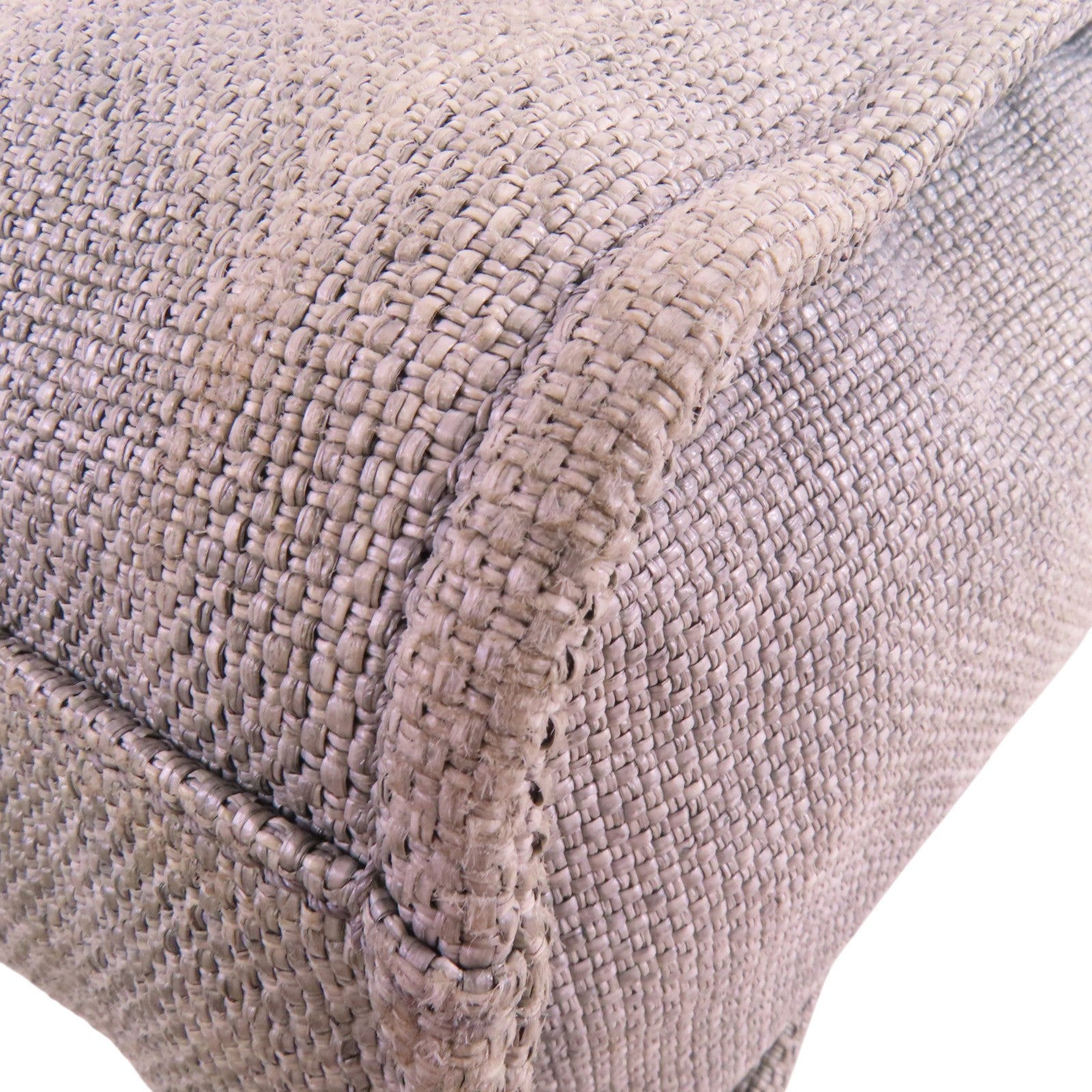 CHANEL 帆布Deauville GM銀扣手挽肩背兩用袋