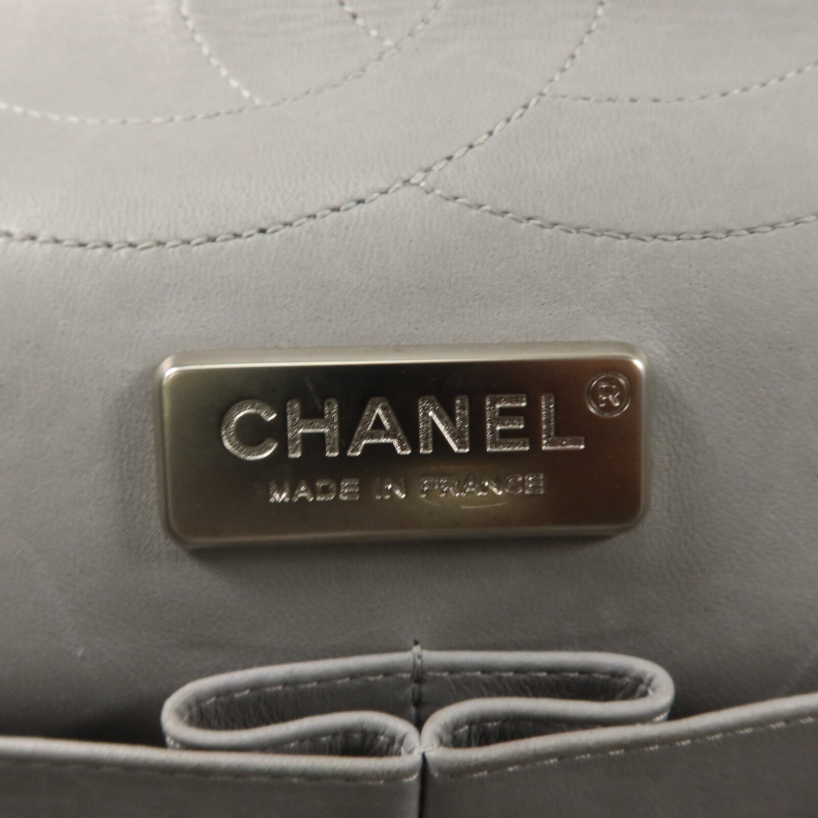 CHANEL 蛇皮皮革2.55 Reissue Large鏈帶肩背袋
