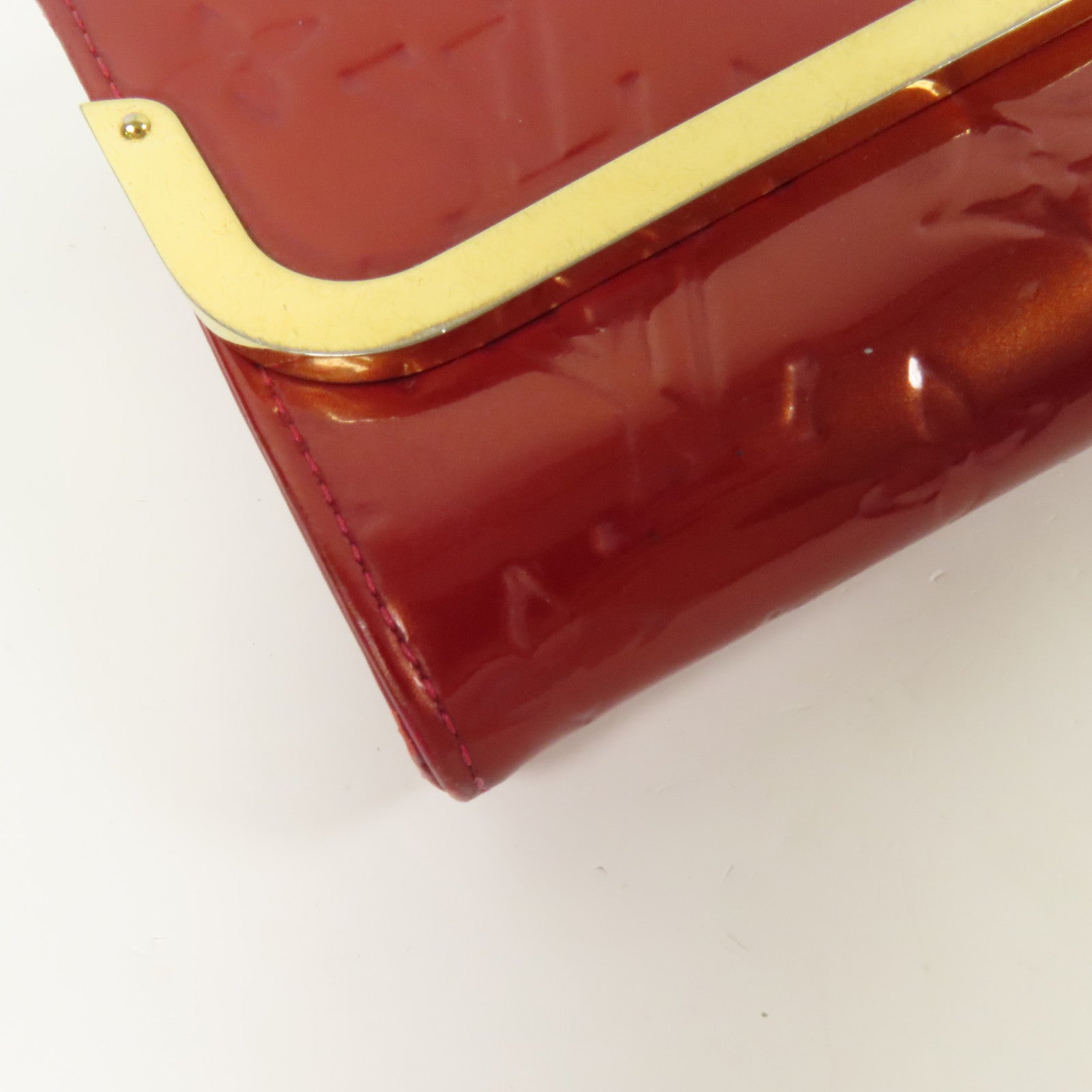 LOUIS VUITTON Monogram Vernis Rossmore MM金扣肩背袋