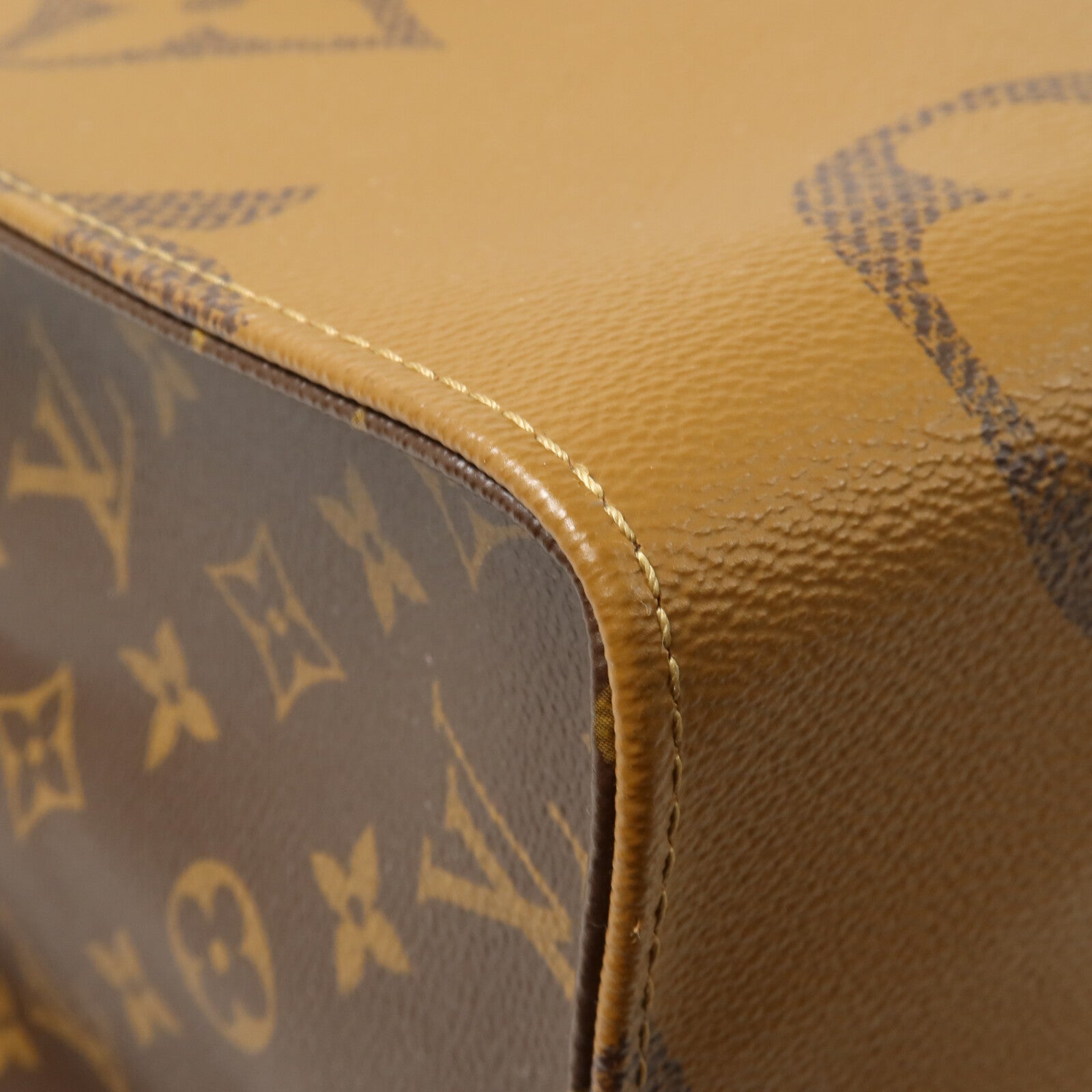 LOUIS VUITTON Monogram Giant/Monogram Reverse On The Go GM手挽肩背兩用袋