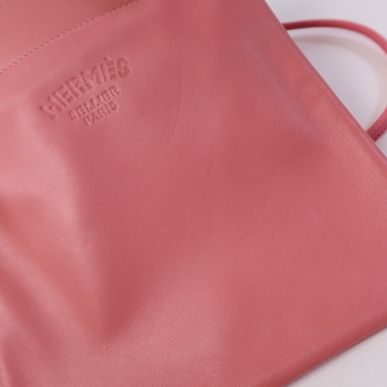 HERMES Swift皮革Aline Mini肩背袋Rose Azalee