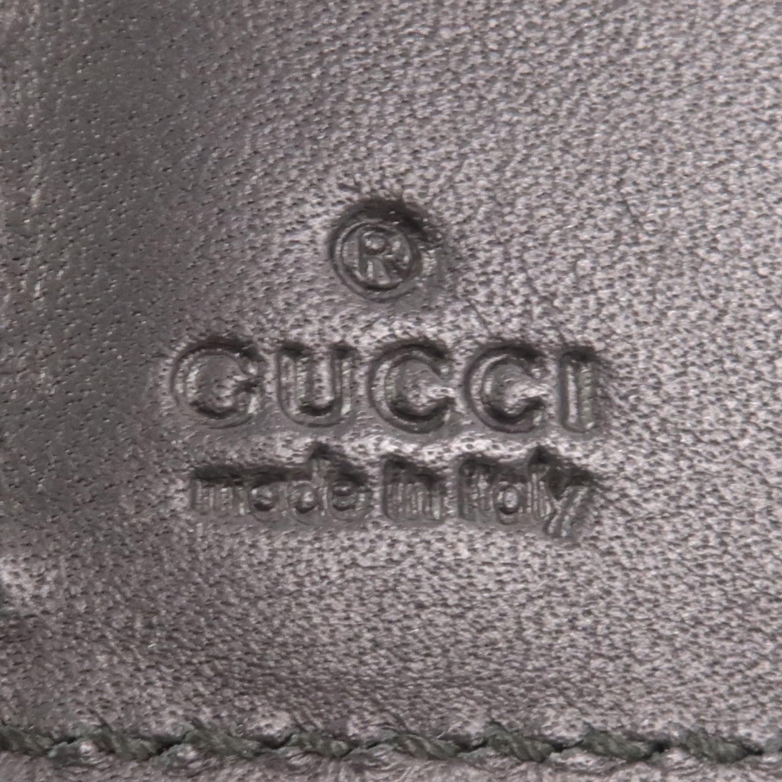 GUCCI 塗層帆布/牛皮皮革GG Supreme Wallet金扣錢包