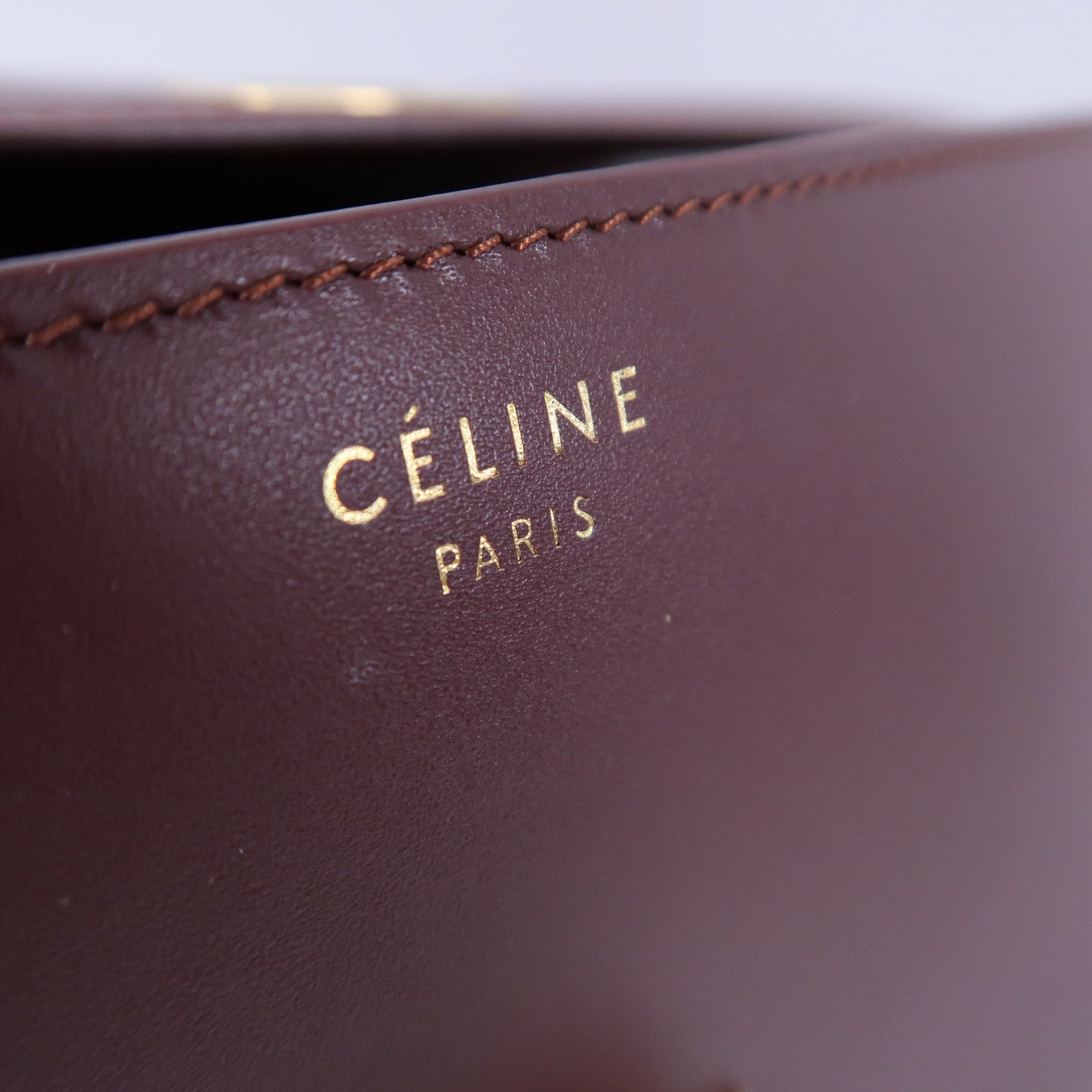 CELINE 牛皮皮革Classic Box Medium肩背袋