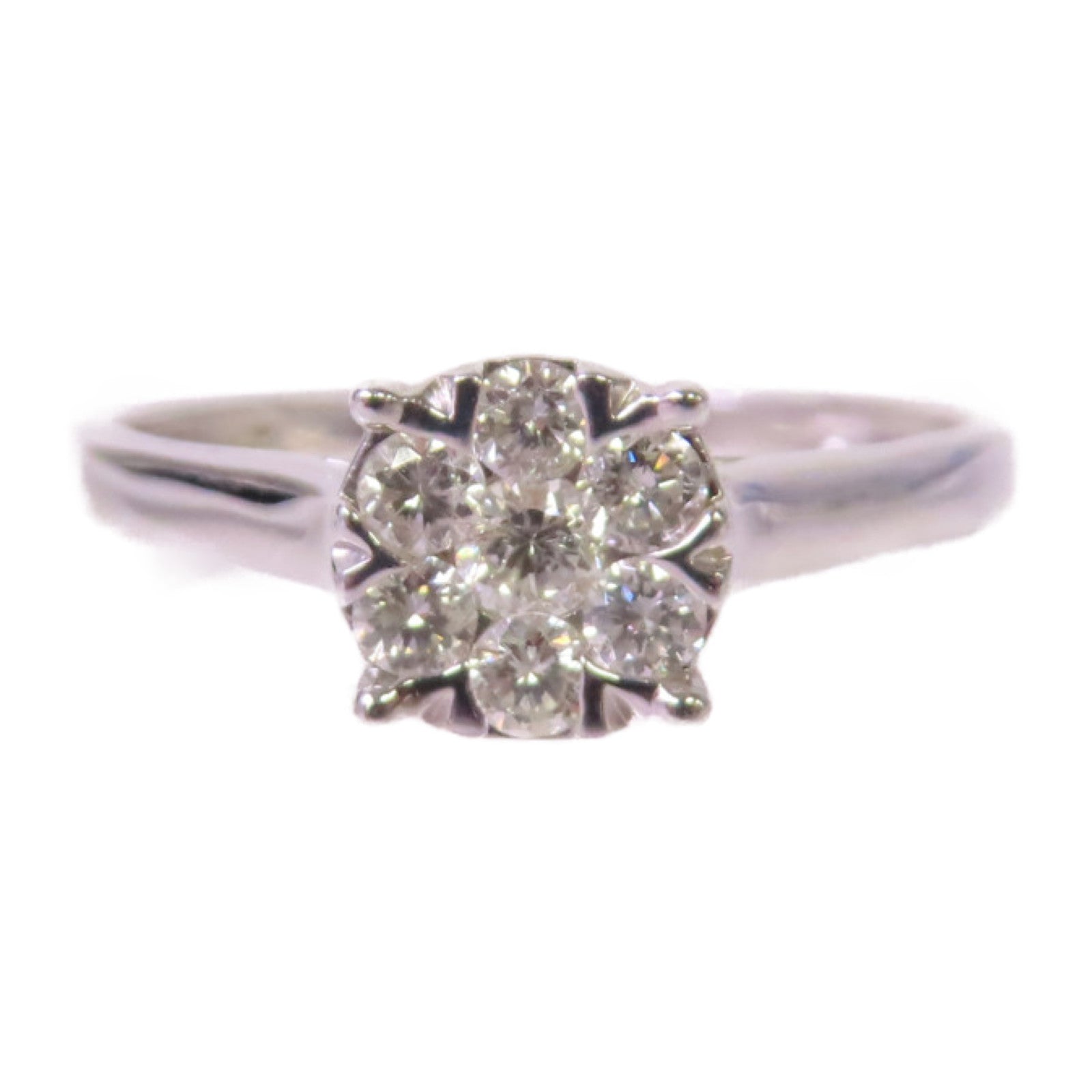 JEWELRY 18K白金/0.31ct鑽石Diamond Ring戒指US#7.25