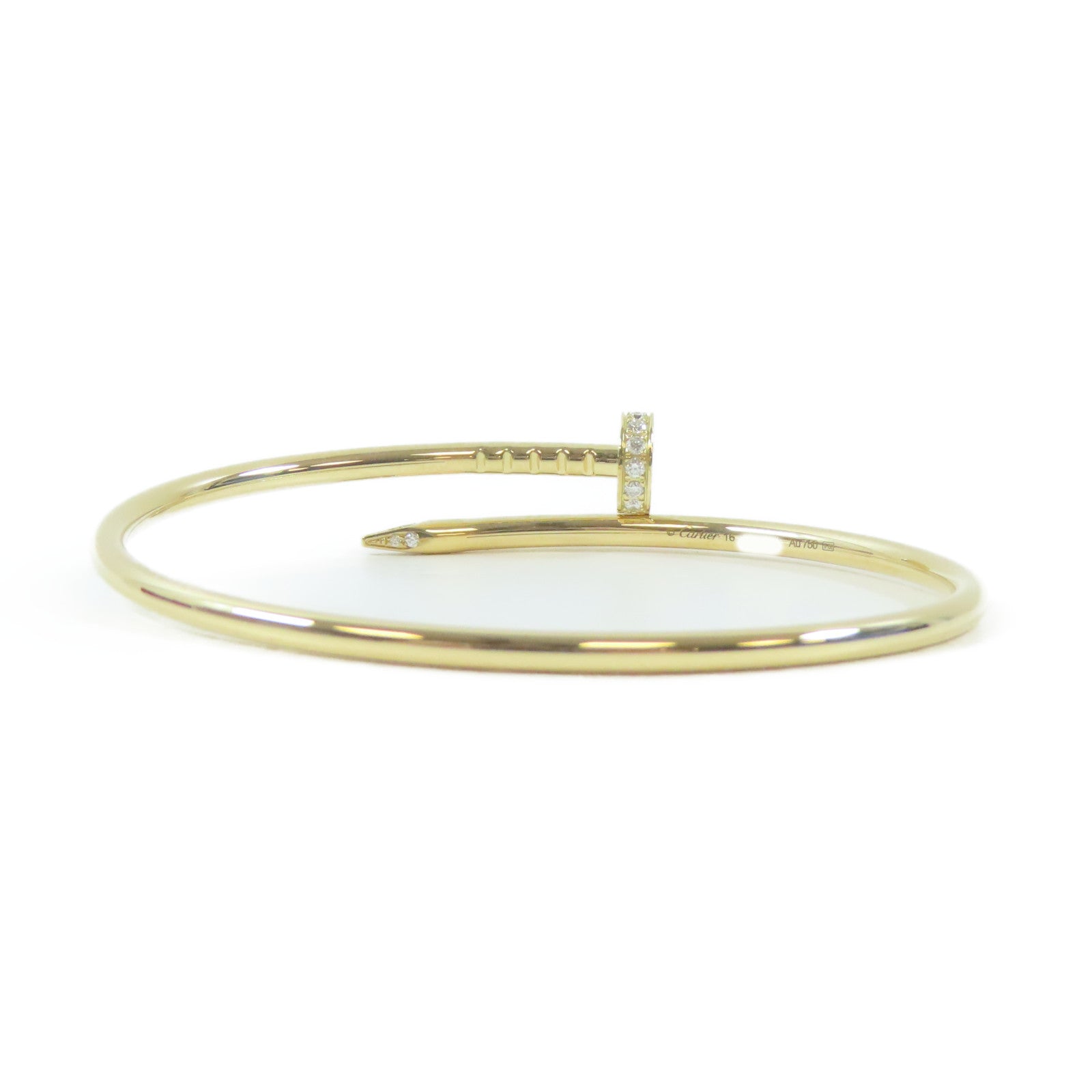 CARTIER 18K玫瑰金Juste Un Clou手鐲Cartier#16/15.5cm