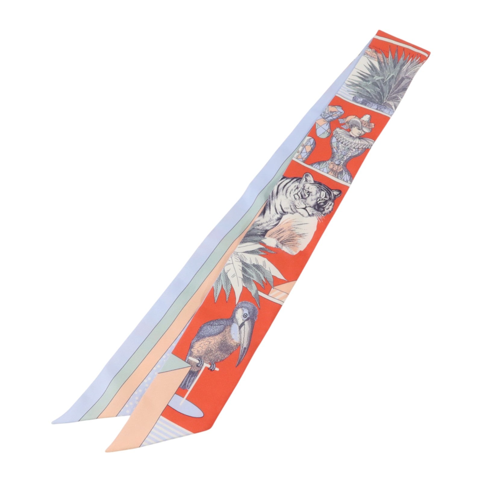 HERMES 絲質Twilly絲巾