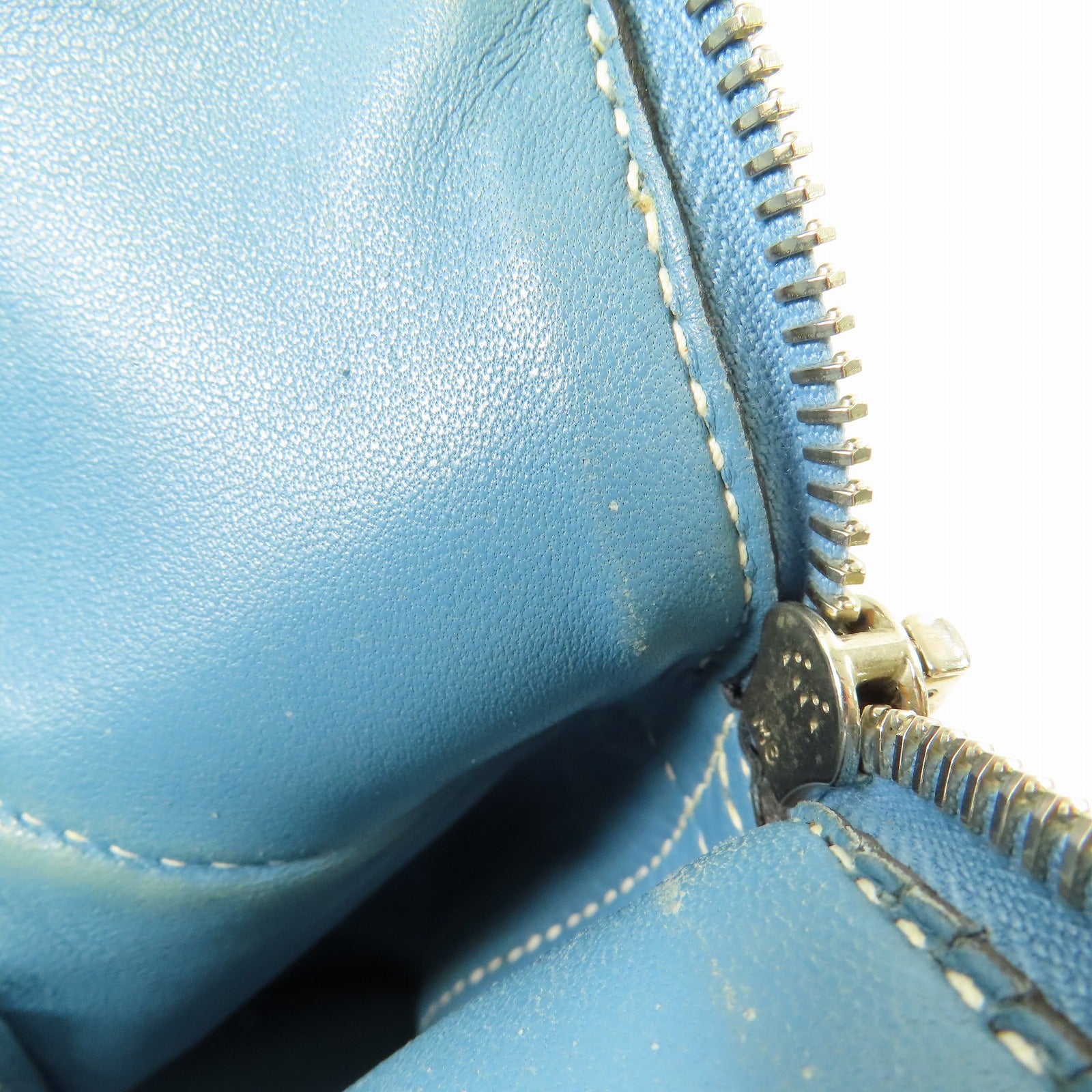 HERMES PHW Bolide 31 2way Shoulder Bag Clemence Leather Bleu Jean