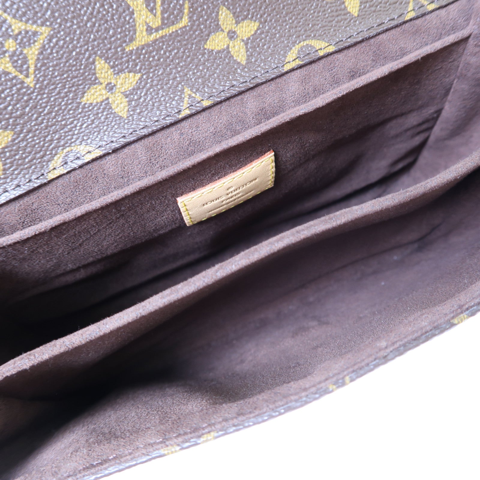 LOUIS VUITTON Monogram Pochette Metis金扣手挽肩背兩用袋啡色