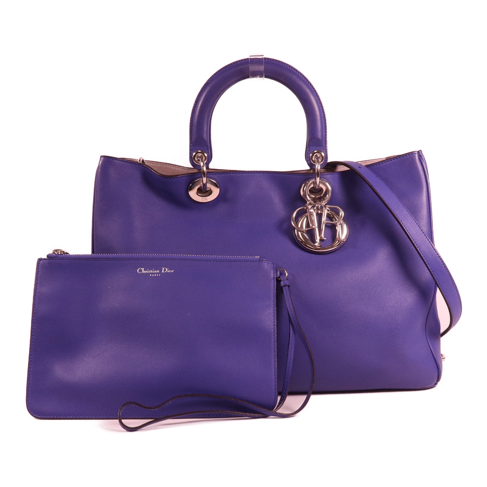Dior 牛皮皮革Diorissimo Shopper Tote Large手挽肩背兩用袋