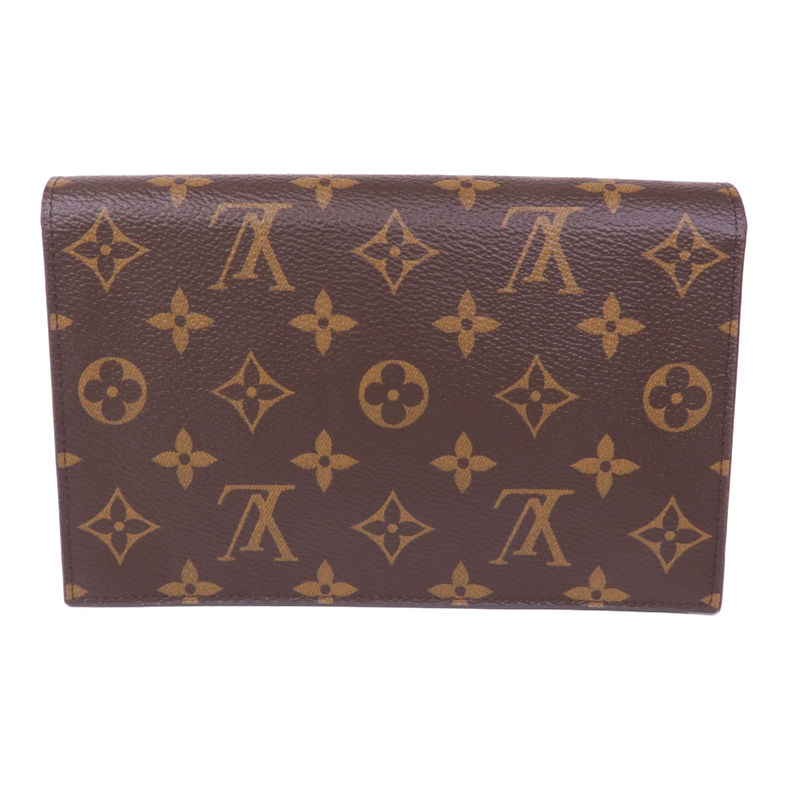 LOUIS VUITTON Monogram Flore金扣鏈帶肩背袋
