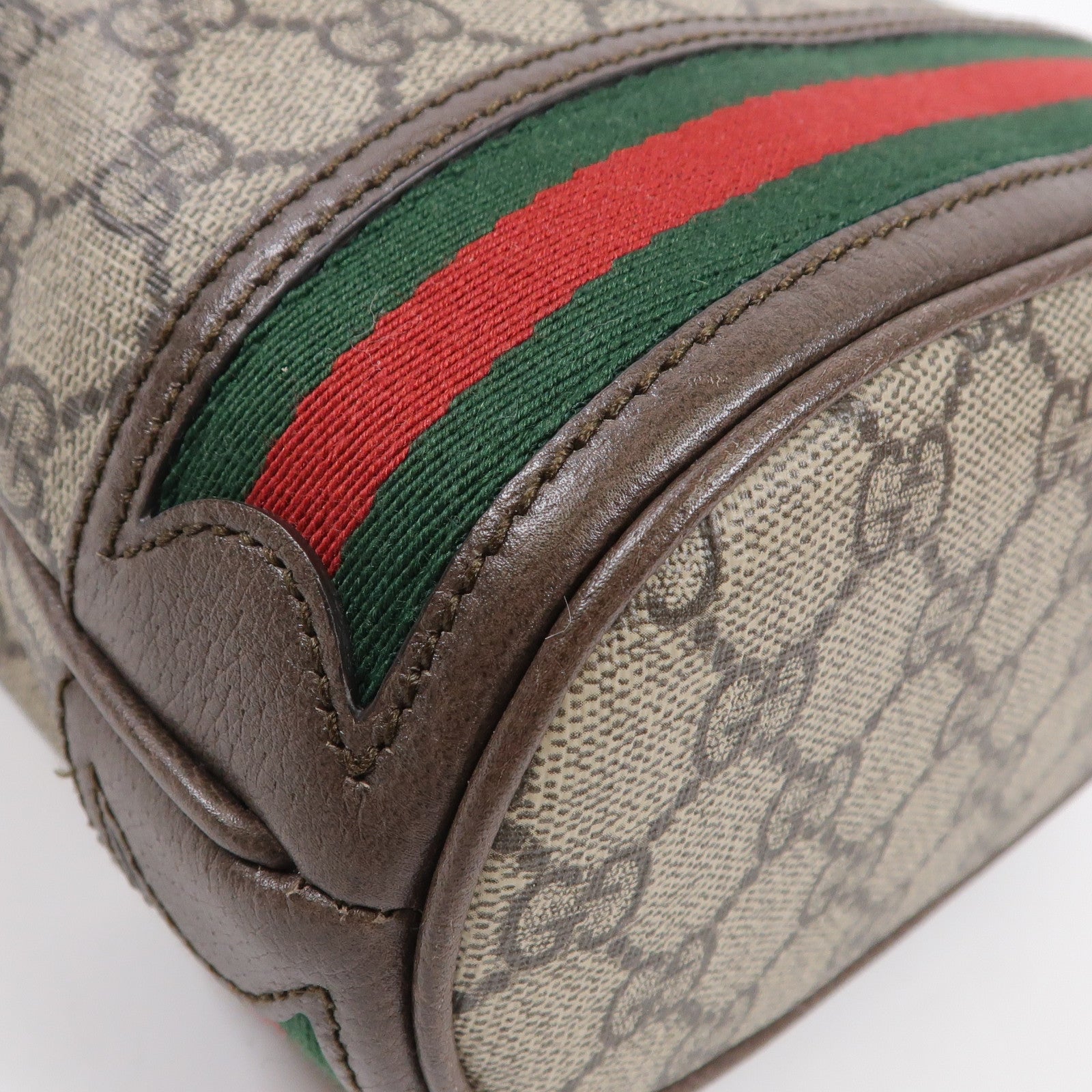 GUCCI 塗層帆布Ophidia GG Bucket Bag金扣肩背袋