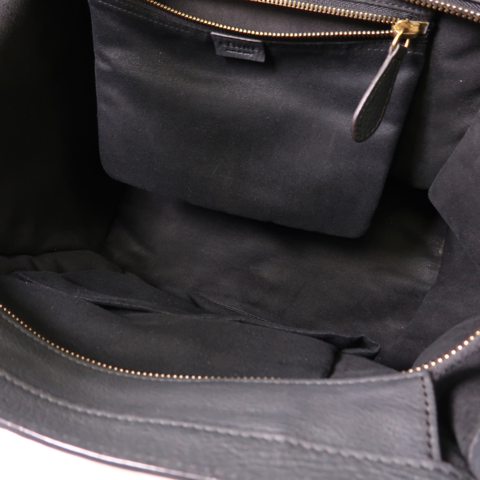 CELINE 牛皮皮革Mini Luggage金扣手挽袋