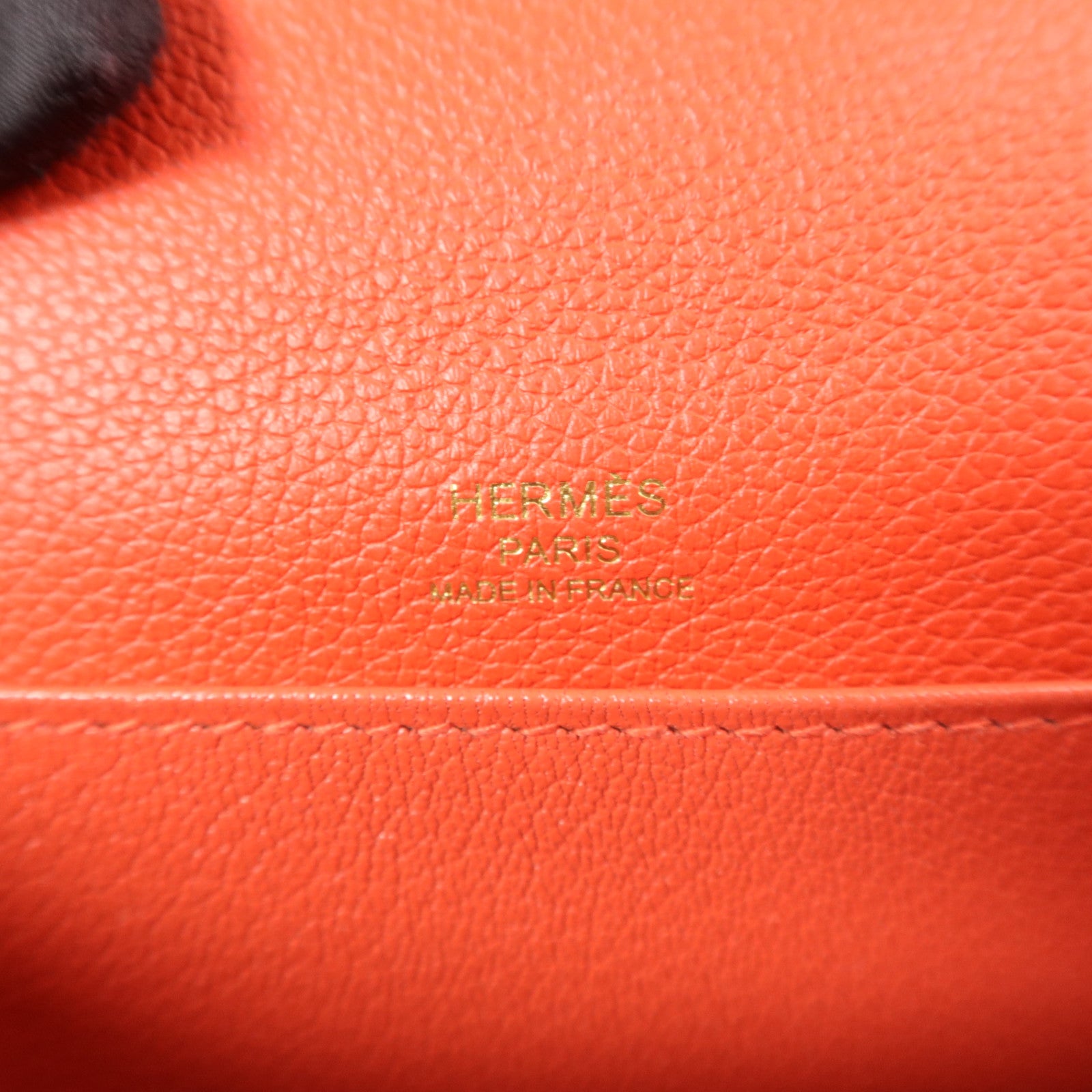 HERMES Evercolor皮革Roulis Mini肩背袋Rouge Tomate