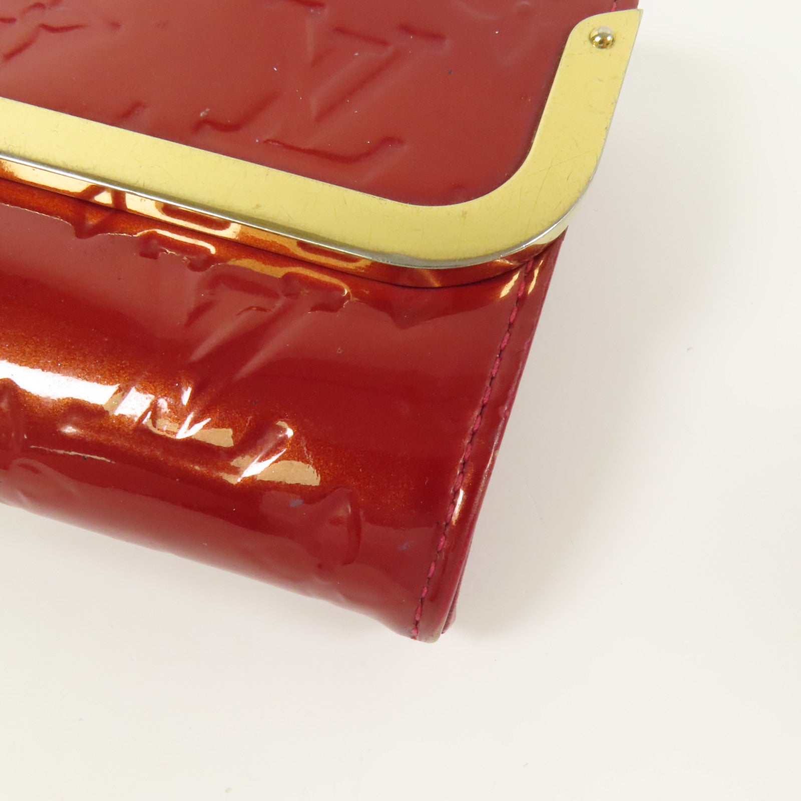 LOUIS VUITTON Monogram Vernis Rossmore MM金扣肩背袋