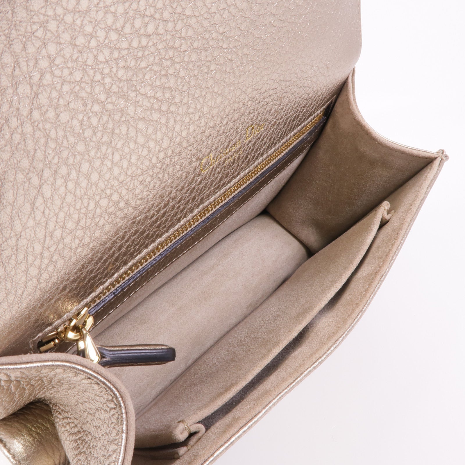 Dior 牛皮皮革Diorama金扣鏈帶肩背袋