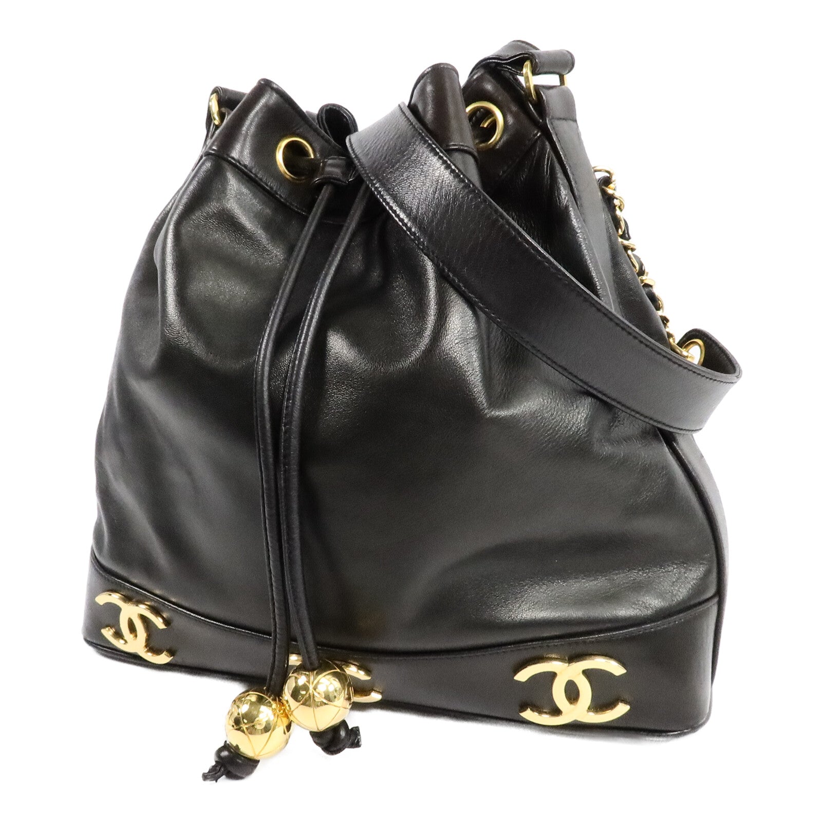 CHANEL 羊皮皮革Vintage Shoulder Bag肩背袋