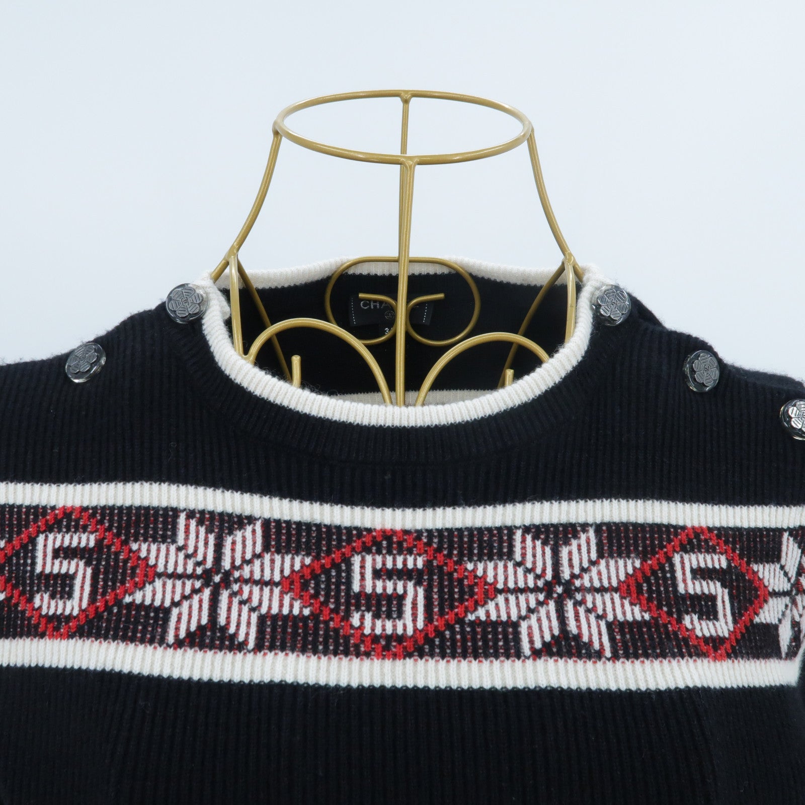 CHANEL Cashmere/Polyamide Knitted Long-Sleeve Dress連身裙