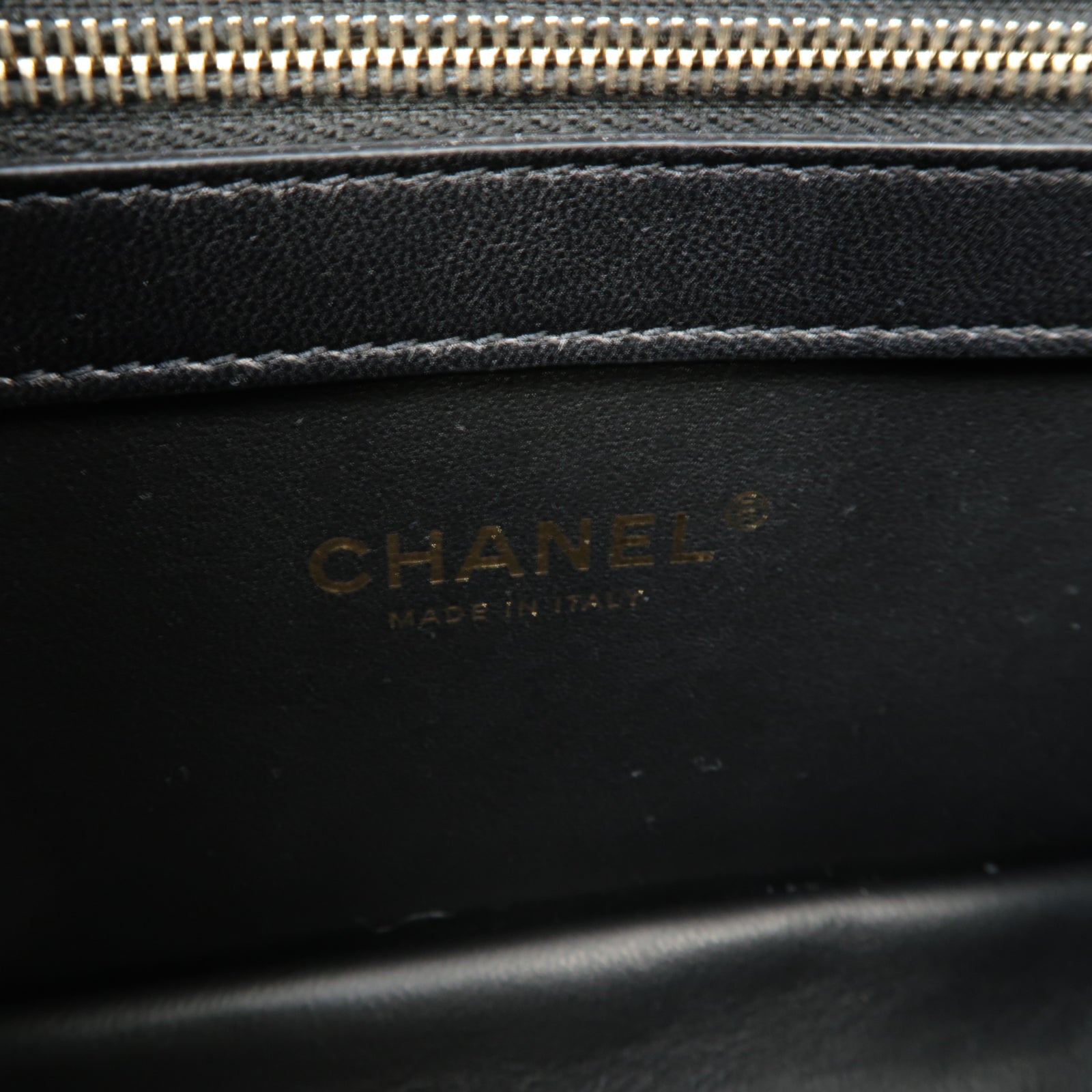 CHANEL 【激減優惠】菱格牛皮皮革2 Way Chain Shoulder金扣手挽肩背兩用鏈帶袋黑色