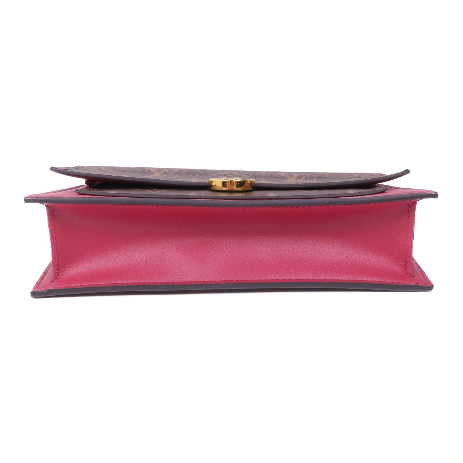 LOUIS VUITTON Monogram Flore金扣鏈帶肩背袋