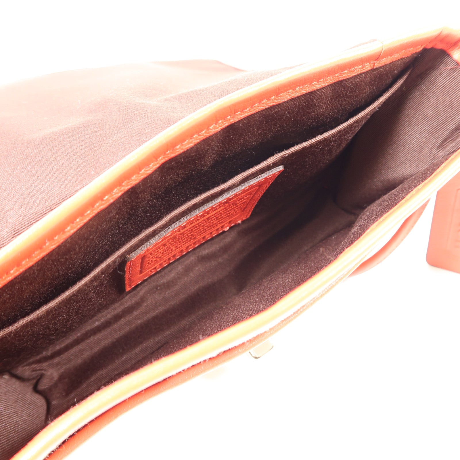 COACH 帆布/牛皮皮革Shoulder Bag銀扣肩背袋