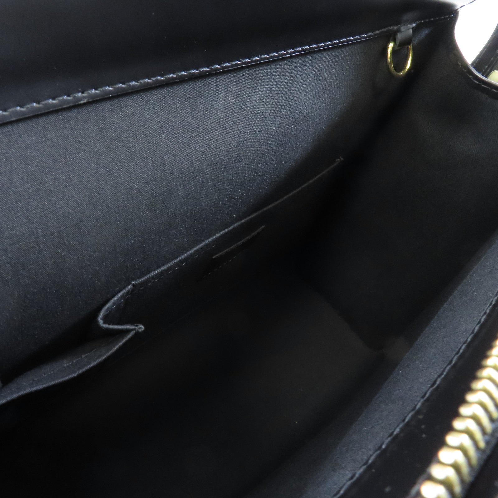 LOUIS VUITTON Epi Croisette PM金扣肩背袋黑色