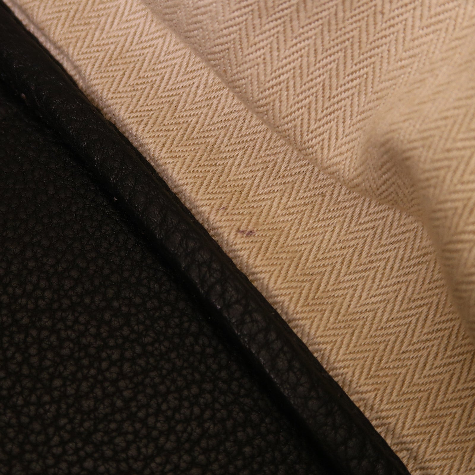 HERMES Negonda皮革Garden Party PM銀扣手挽袋89 Noir