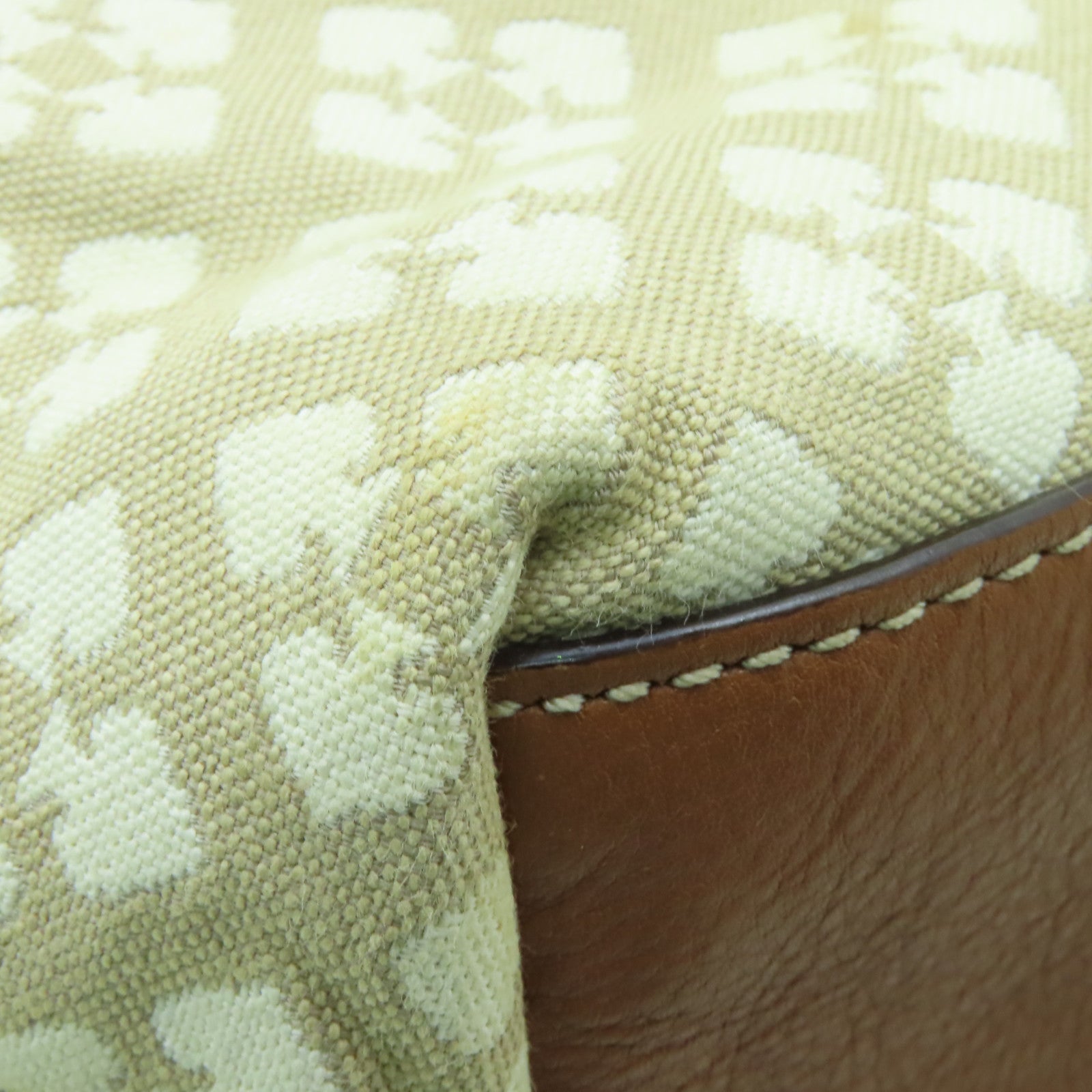 Kate Spade 【激減優惠】帆布Shoulder Bag金扣肩背袋啡色