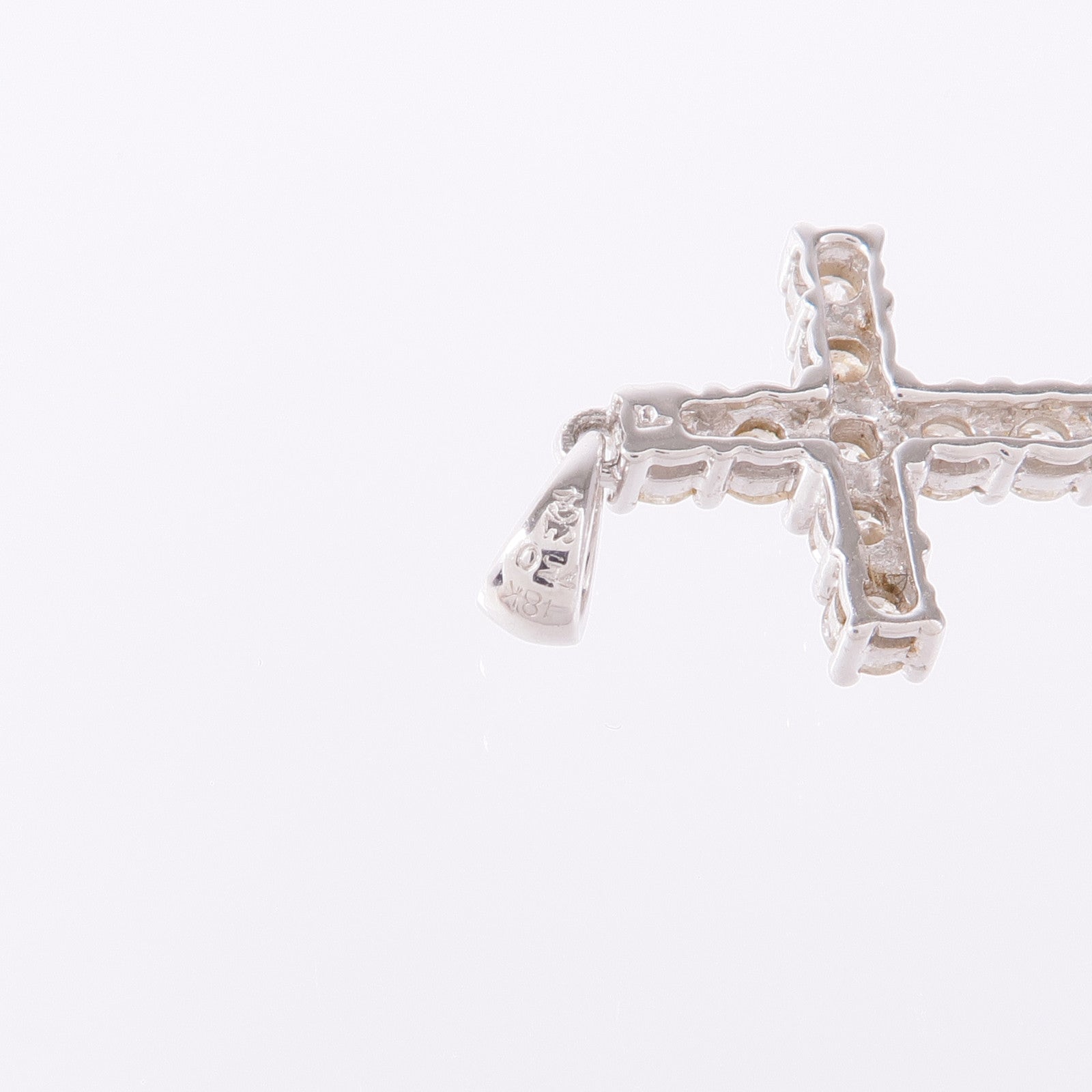 JEWELRY 18K白金Diamond Pendant Top鑽石吊墜