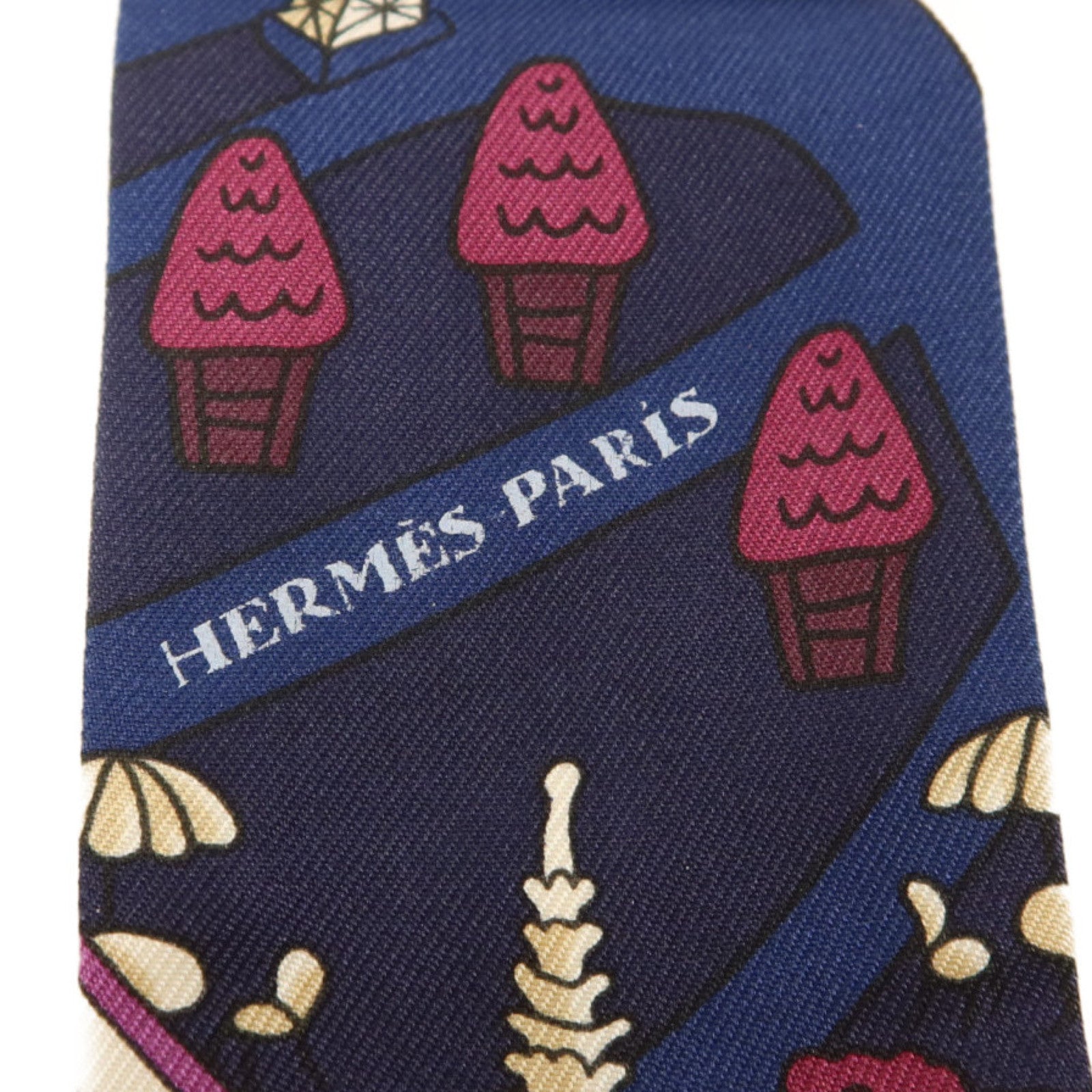 HERMES 絲質Twilly絲巾