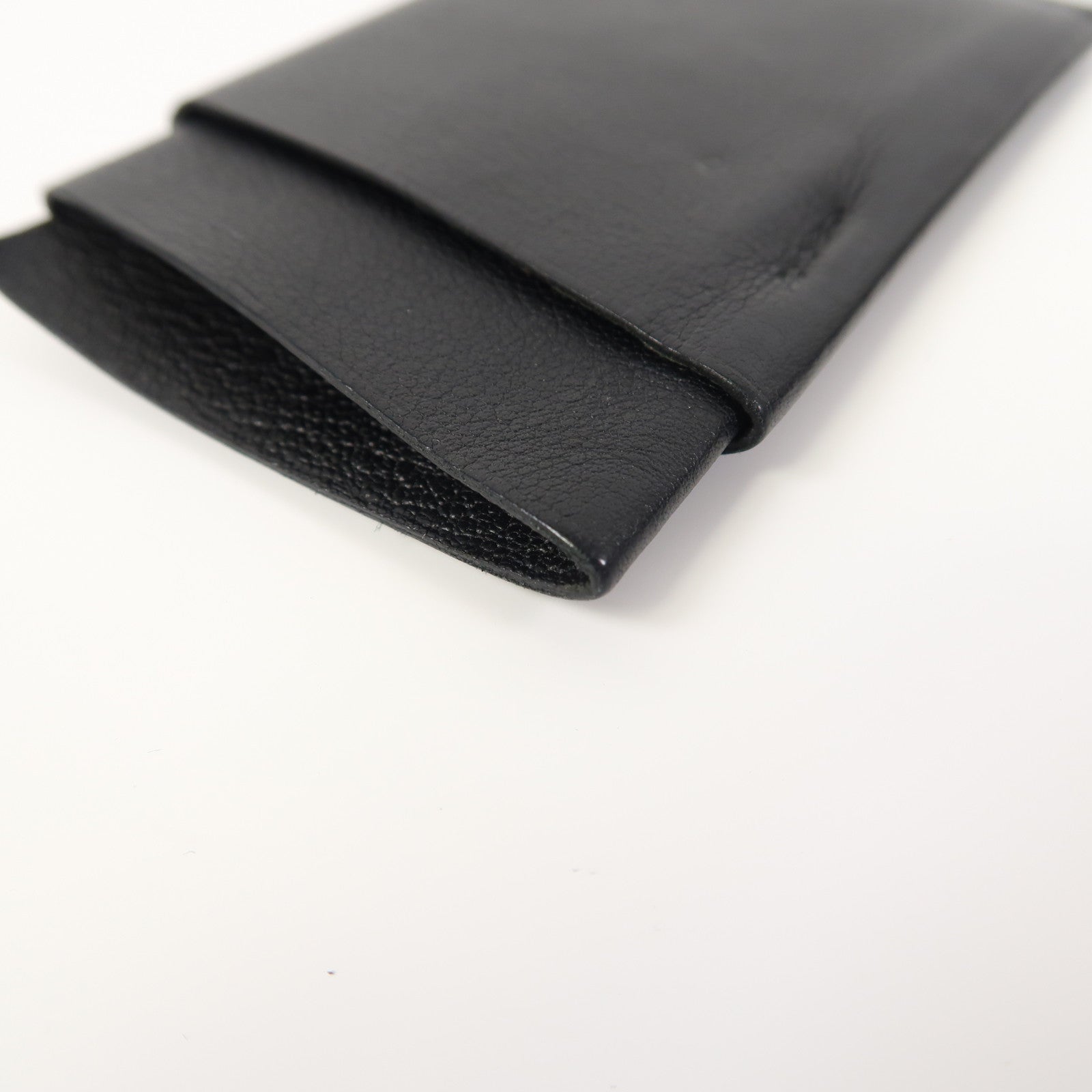 HERMES Swift皮革Porte-cartes Citadelle卡片套黑色