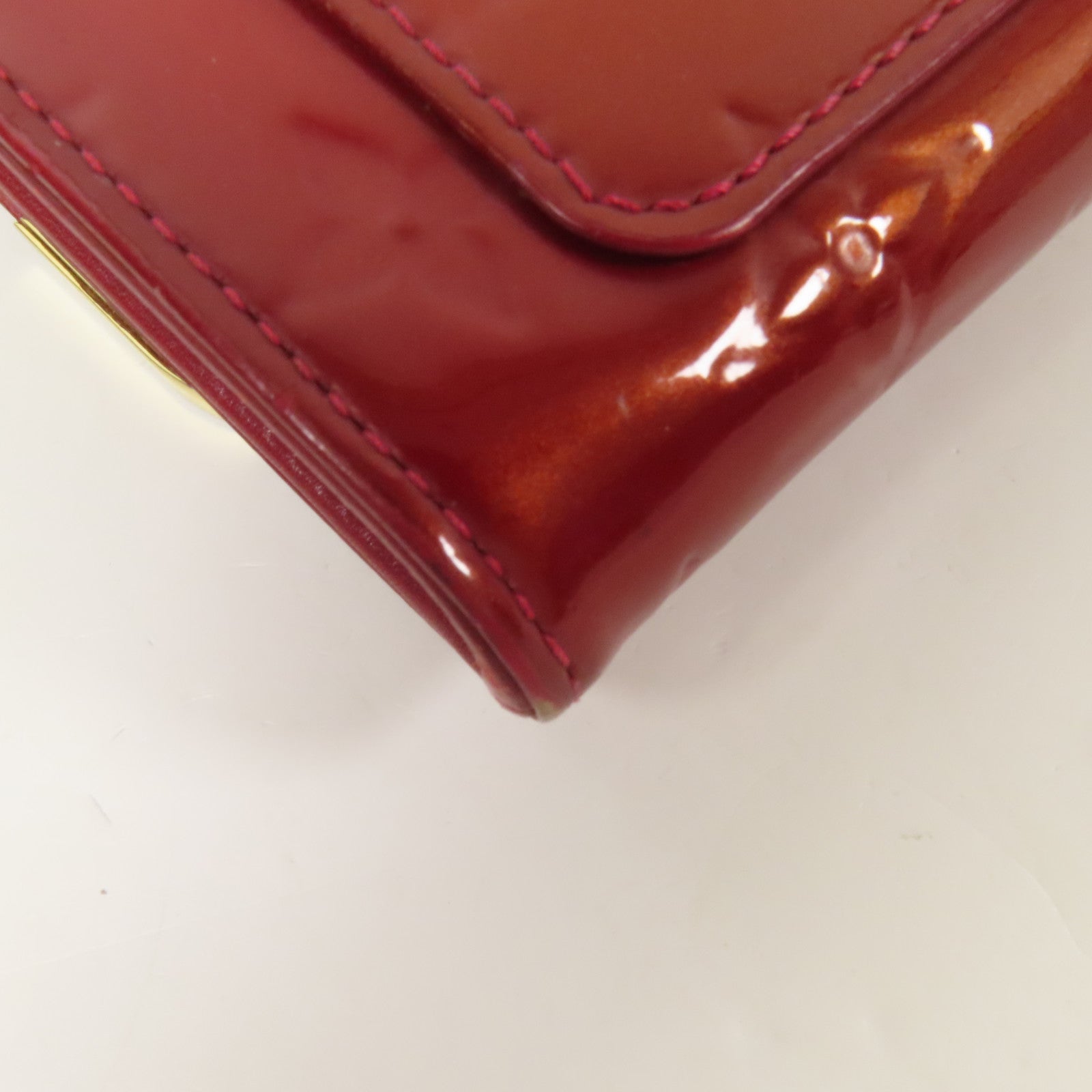 LOUIS VUITTON Monogram Vernis Rossmore MM金扣肩背袋