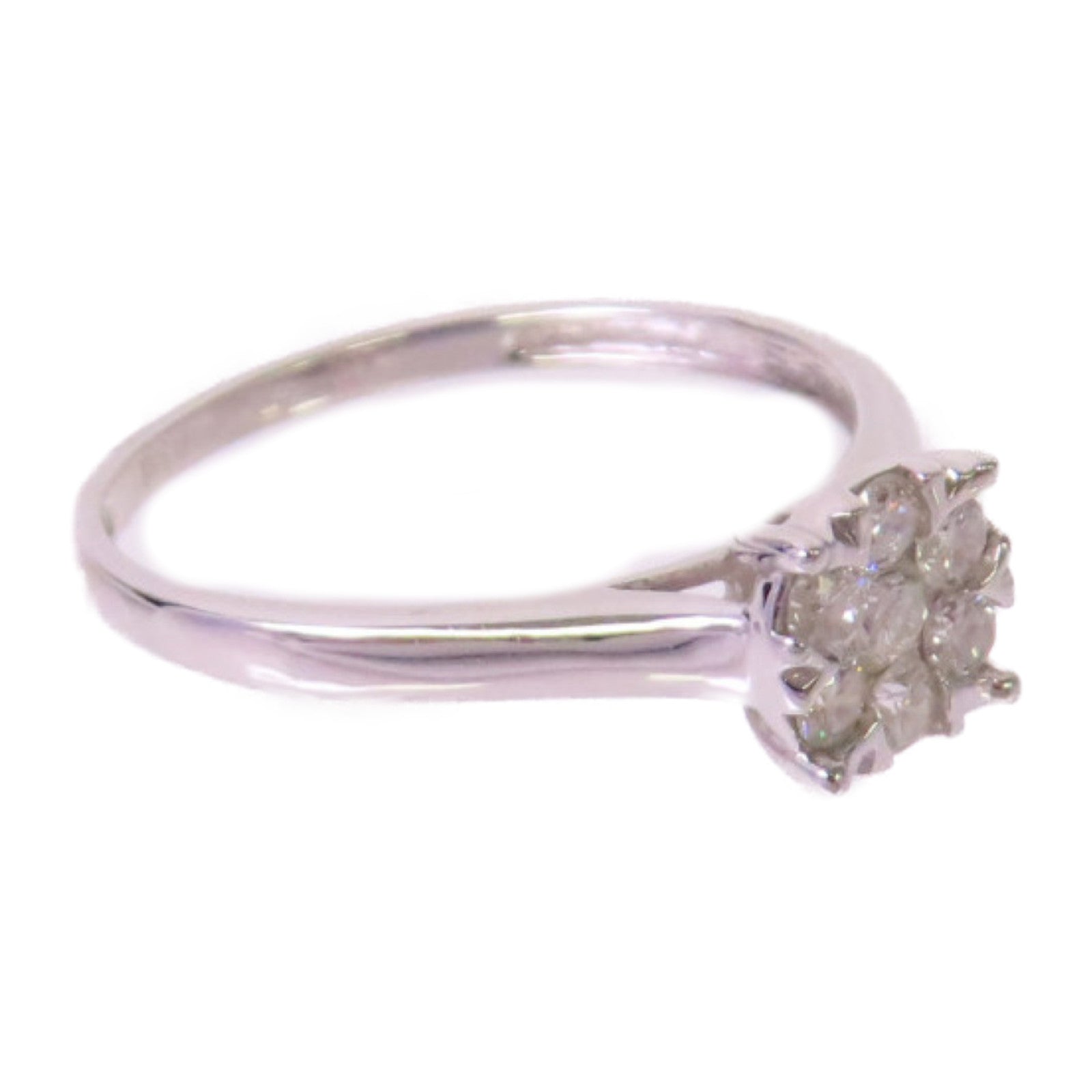 JEWELRY 18K白金/0.31ct鑽石Diamond Ring戒指US#7.25