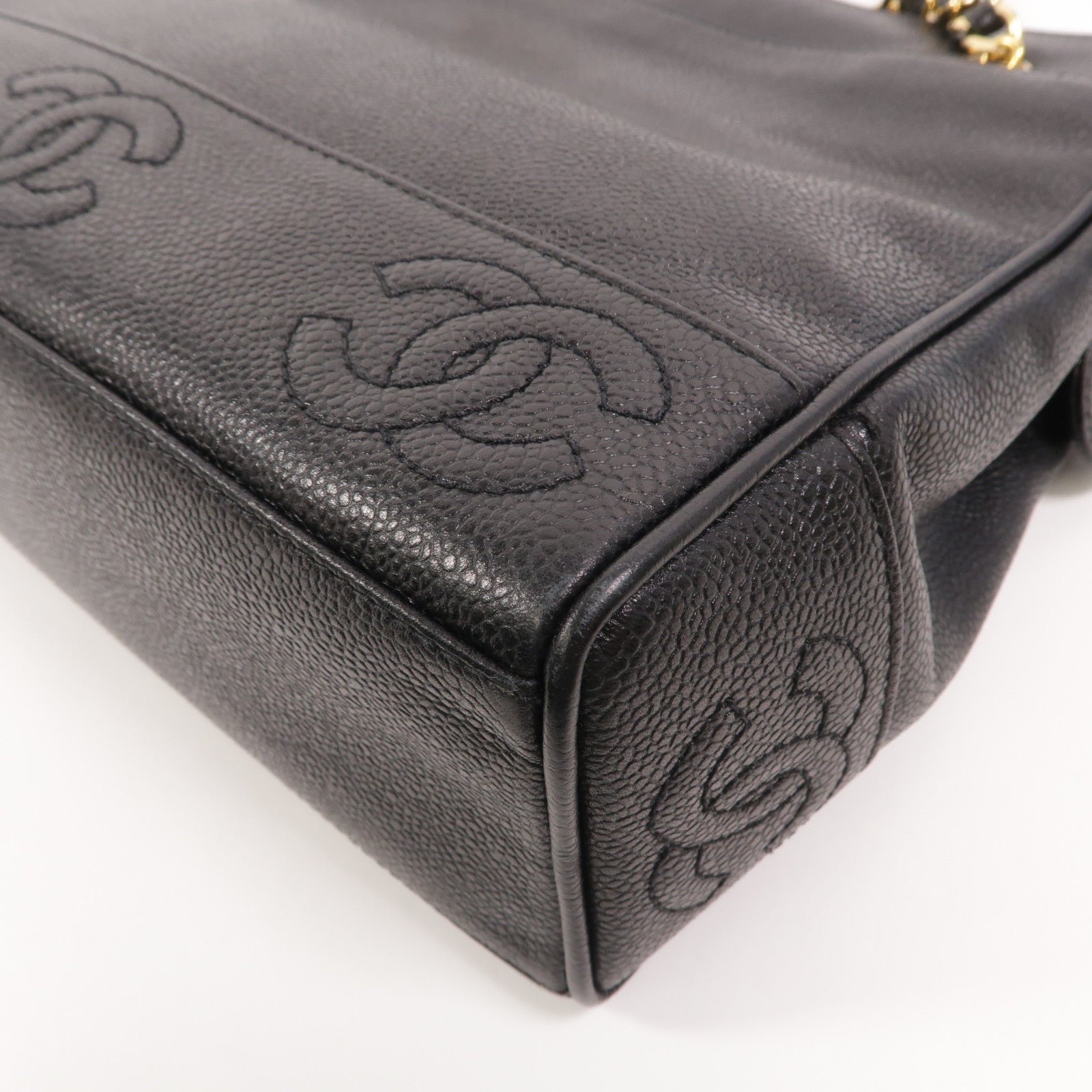 CHANEL 牛皮皮革Vintage Totebag肩背袋