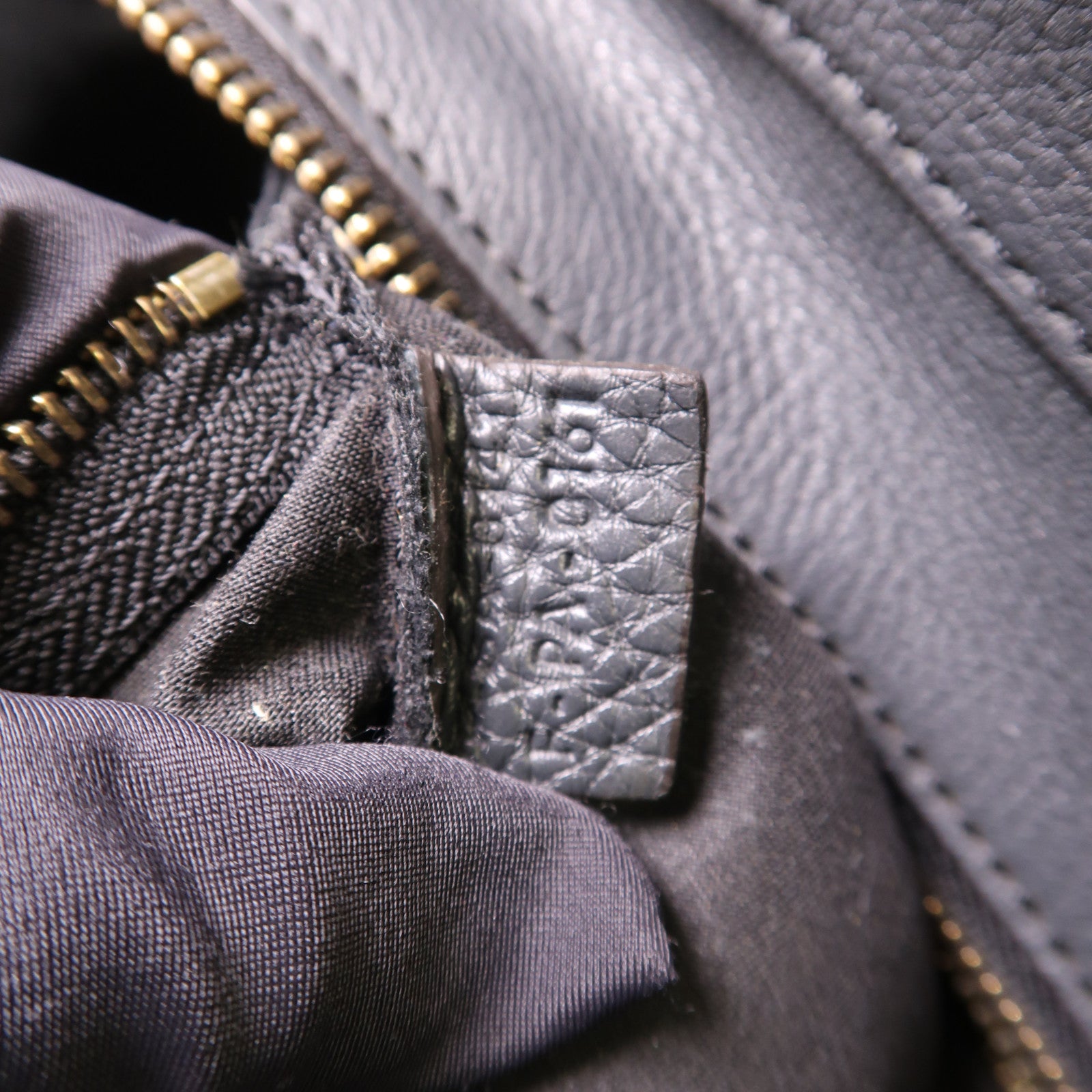 CELINE 牛皮皮革Mini Luggage金扣手挽袋