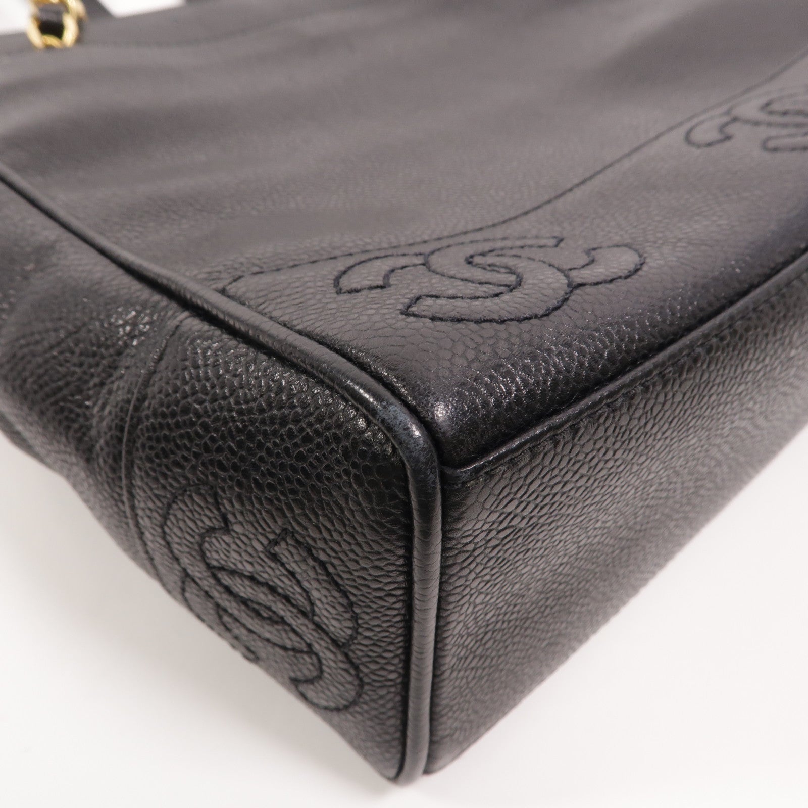 CHANEL 牛皮皮革Vintage Totebag肩背袋