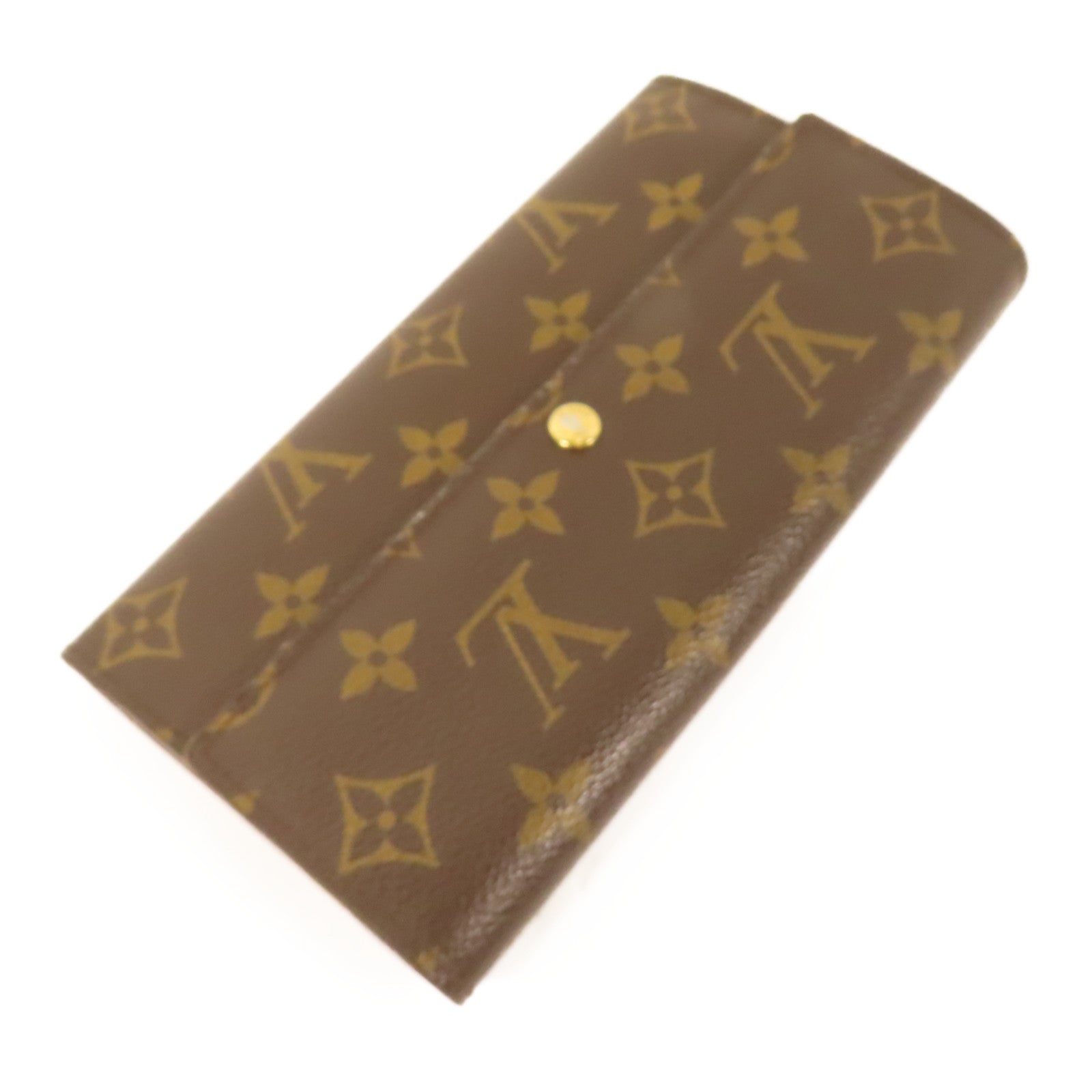 LOUIS VUITTON Monogram Portefeuille Sarah金扣長錢包
