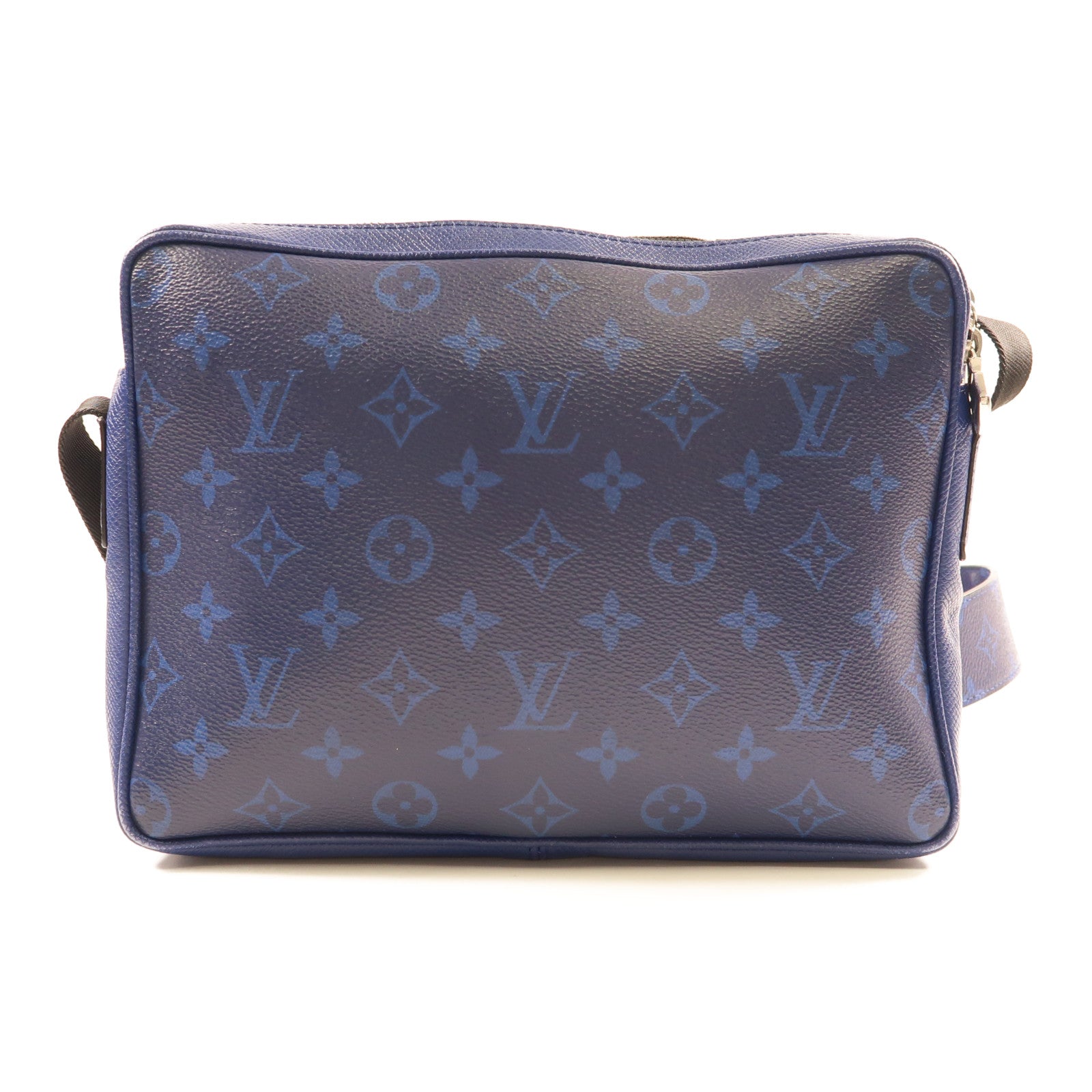 LOUIS VUITTON LV SHW  Outdoor Messenger Shoulder Bag M30242 Taiga/Monogram Blue