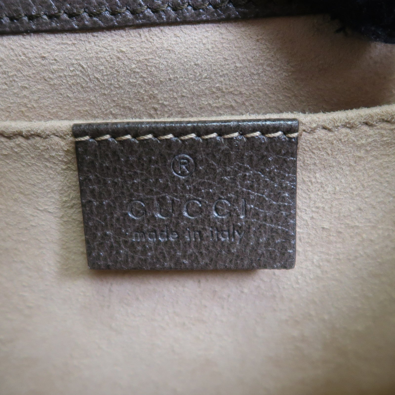 GUCCI 塗層帆布Ophidia GG Bucket Bag金扣肩背袋
