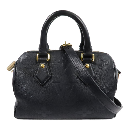 LOUIS VUITTON Monogram Empreinte Speedy Bandouliere 20手挽肩背兩用袋