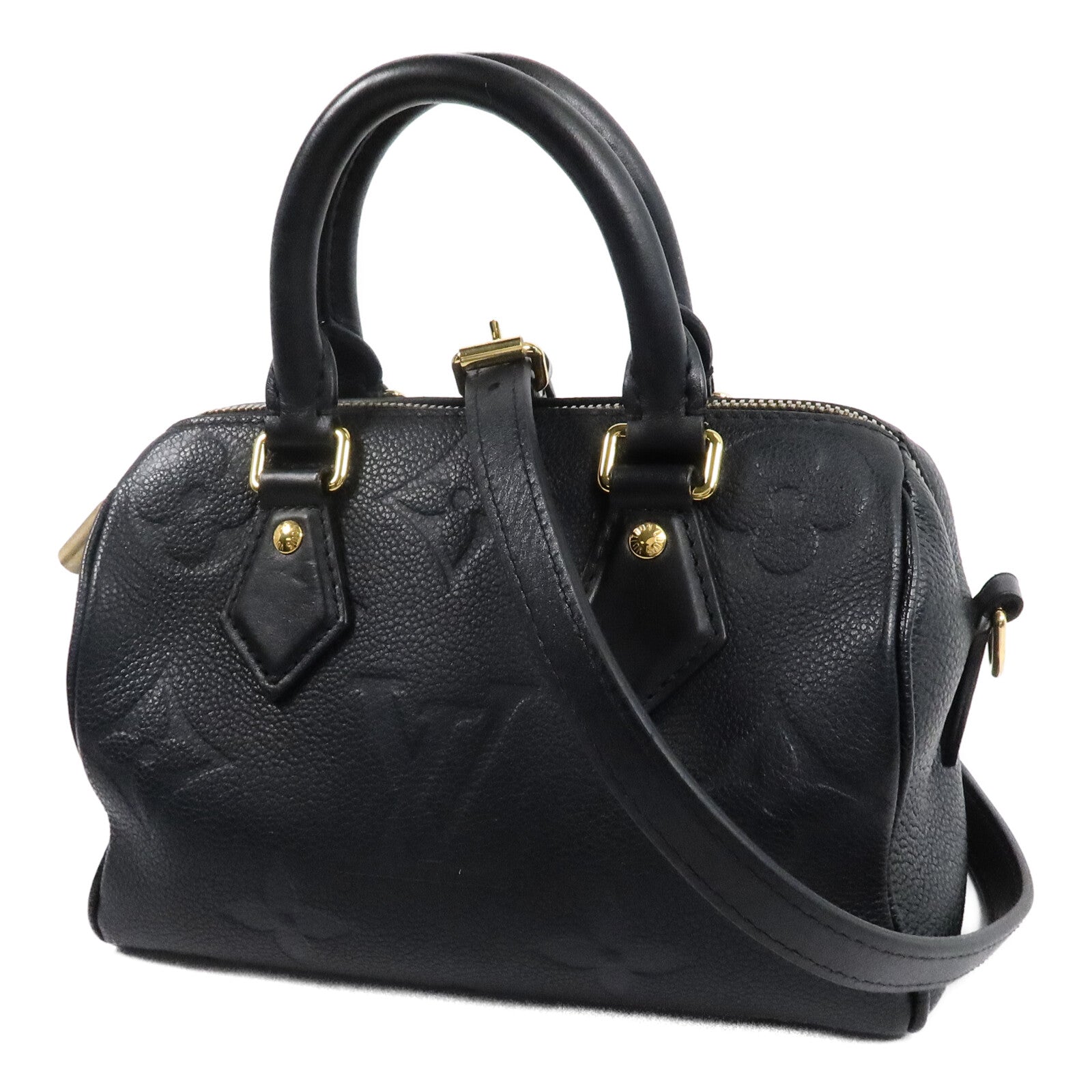 LOUIS VUITTON Monogram Empreinte Speedy Bandouliere 20手挽肩背兩用袋