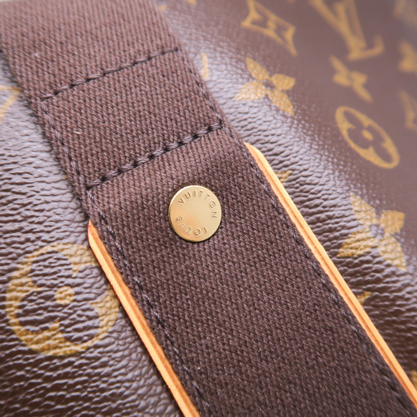 LOUIS VUITTON Monogram Cabas Beaubourg金扣肩背袋啡色
