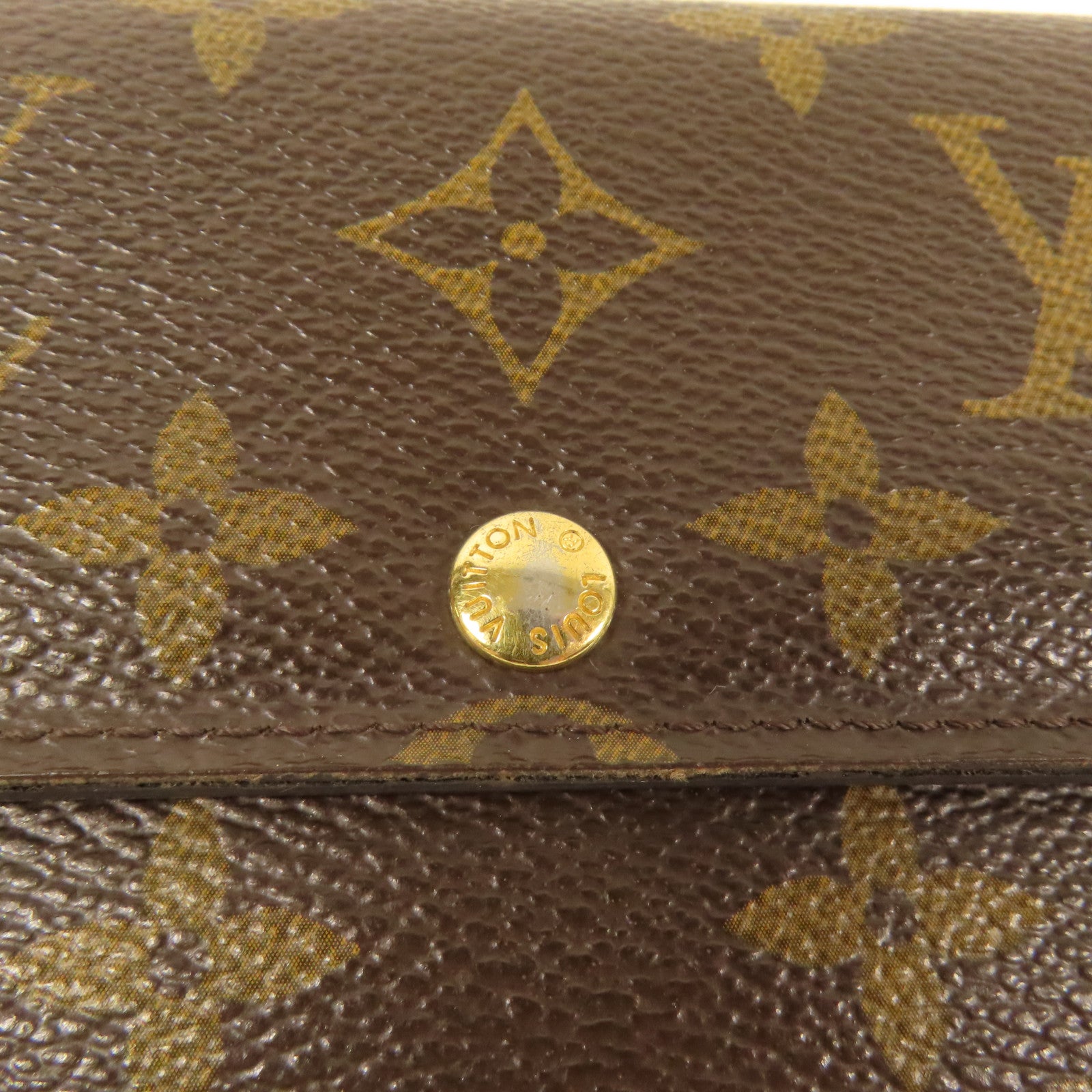LOUIS VUITTON Monogram Portefeuille Sarah金扣長錢包