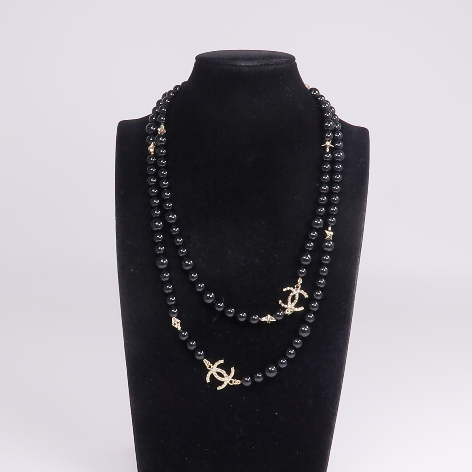 CHANEL PVC/金屬Long Necklace項鍊