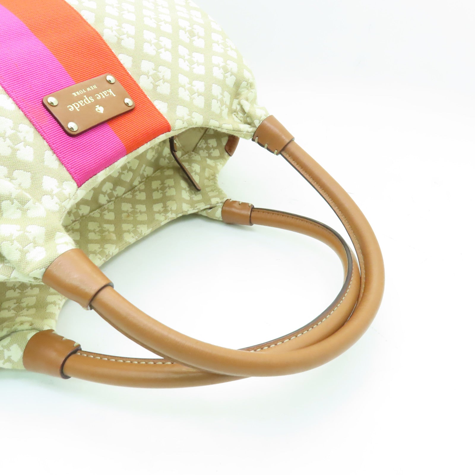 Kate Spade 【激減優惠】帆布Shoulder Bag金扣肩背袋啡色
