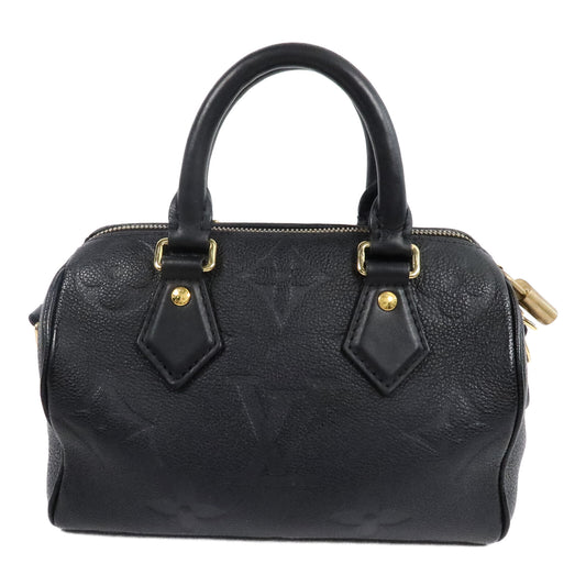 LOUIS VUITTON Monogram Empreinte Speedy Bandouliere 20手挽肩背兩用袋