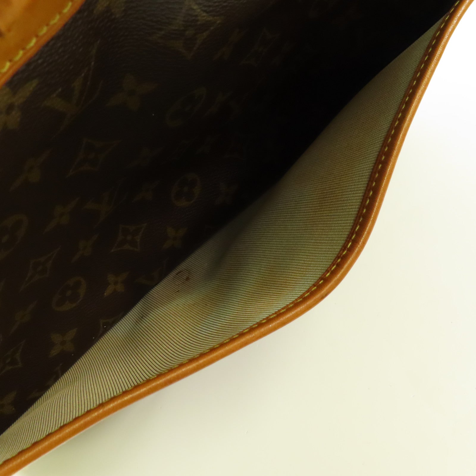 LOUIS VUITTON Monogram Deauville金扣手挽袋