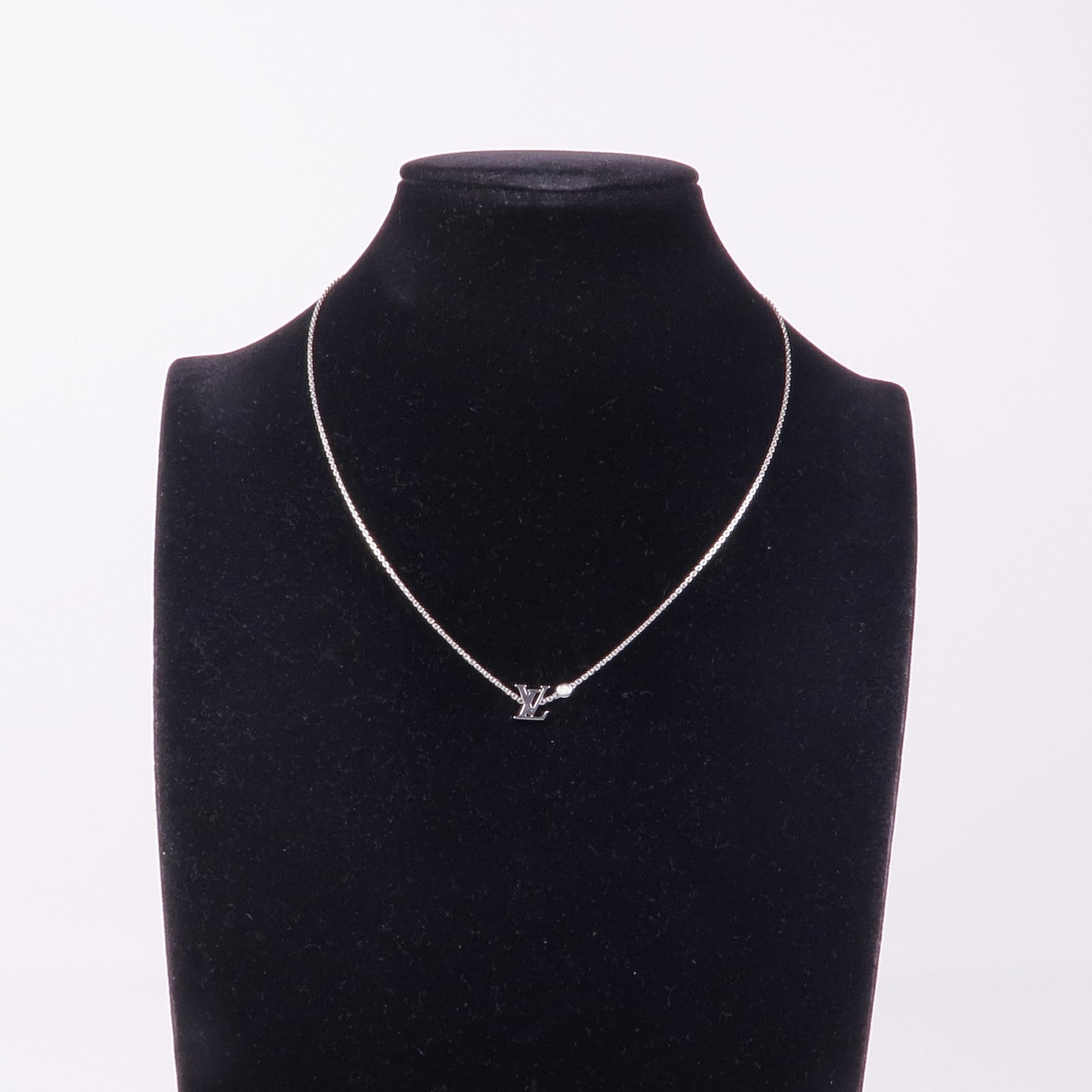 LOUIS VUITTON 18K白金Diamond Necklace鑽石項鍊