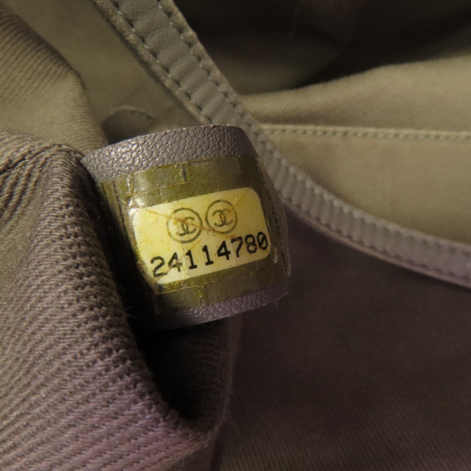 CHANEL 帆布Deauville GM銀扣手挽肩背兩用袋